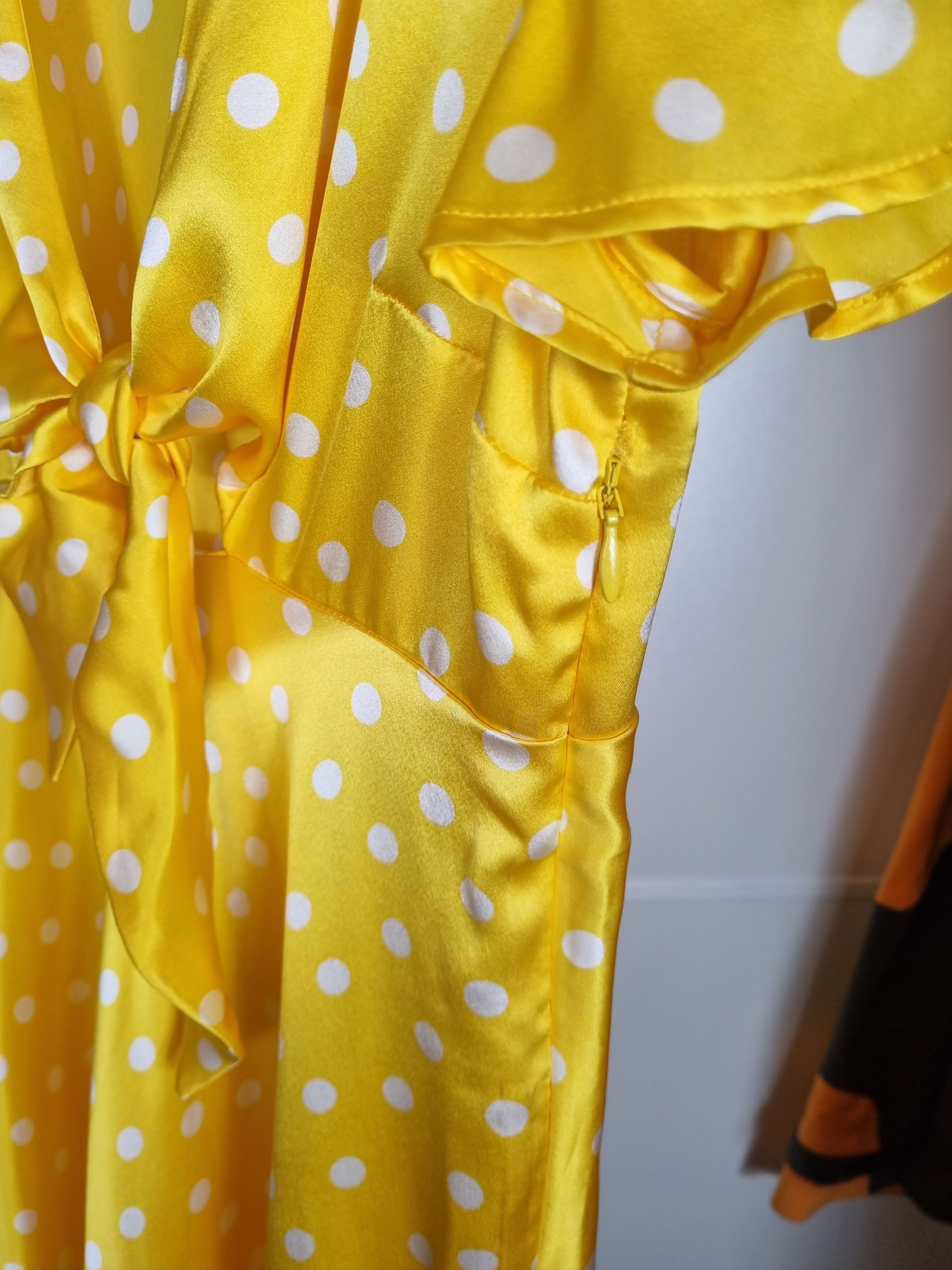 Other Claudie Pierlot Polka-Dot Silk Mini Dress Size XXS / US 00 / IT 34 - 5 Thumbnail