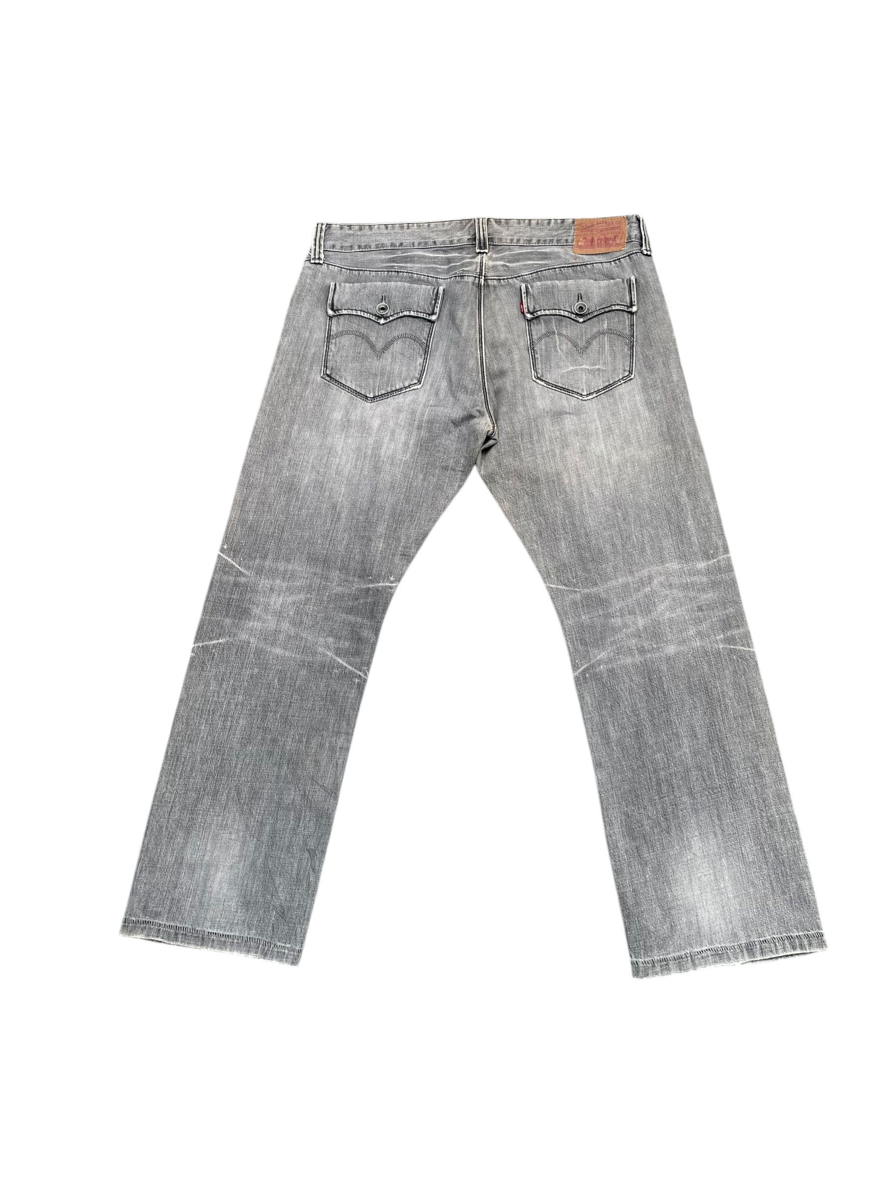 Levi's Vintage Levis 701 Faded Distresed Denim Size US 41 - 3 Thumbnail