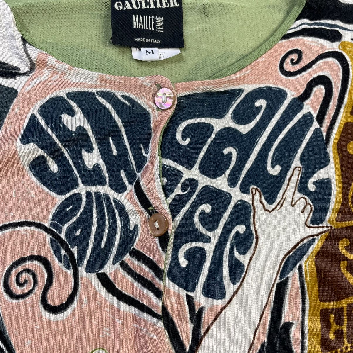 Jean Paul Gaultier JEAN PAUL GAULTIER MAILLE FEMME GREEK GODDESS CARDIGAN Size M / US 6-8 / IT 42-44 - 4 Thumbnail