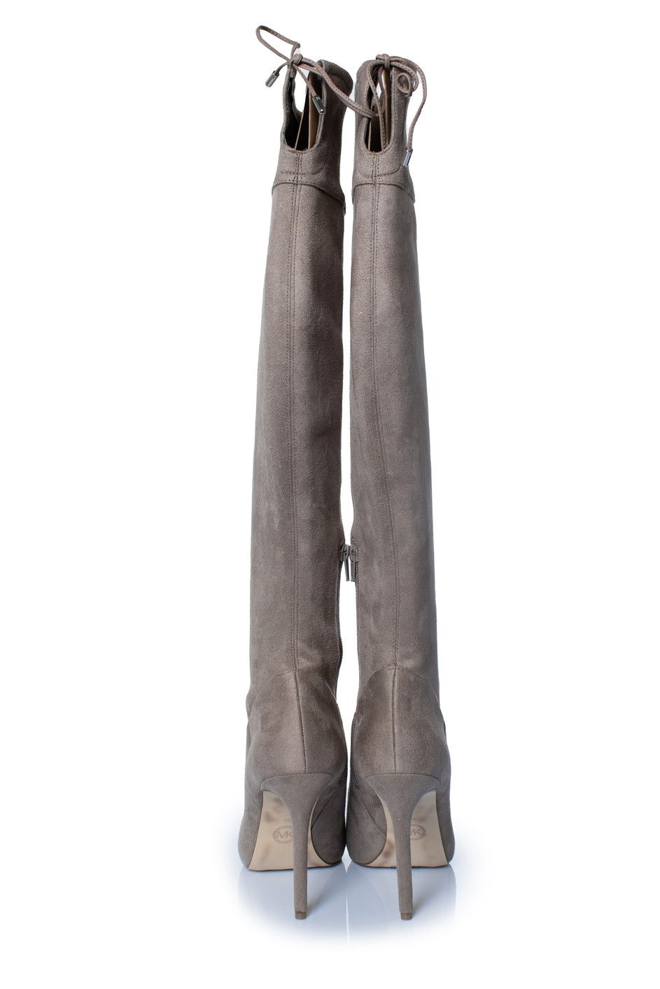 Michael Kors Michael Kors, Jamie suede stretch boots in taupe Size US 10 / IT 40 - 3 Thumbnail