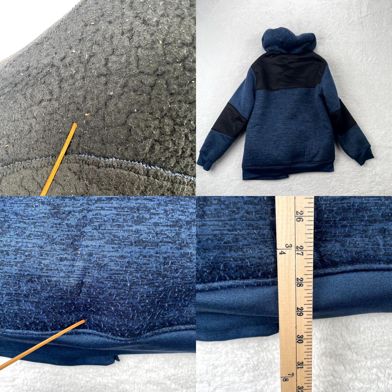 Akademiks VINTAGE Akademiks Hoodie Mens XL Blue VTG Sherpa Lined Full Zip y2k Streetware Size US XL / EU 56 / 4 - 8 Thumbnail
