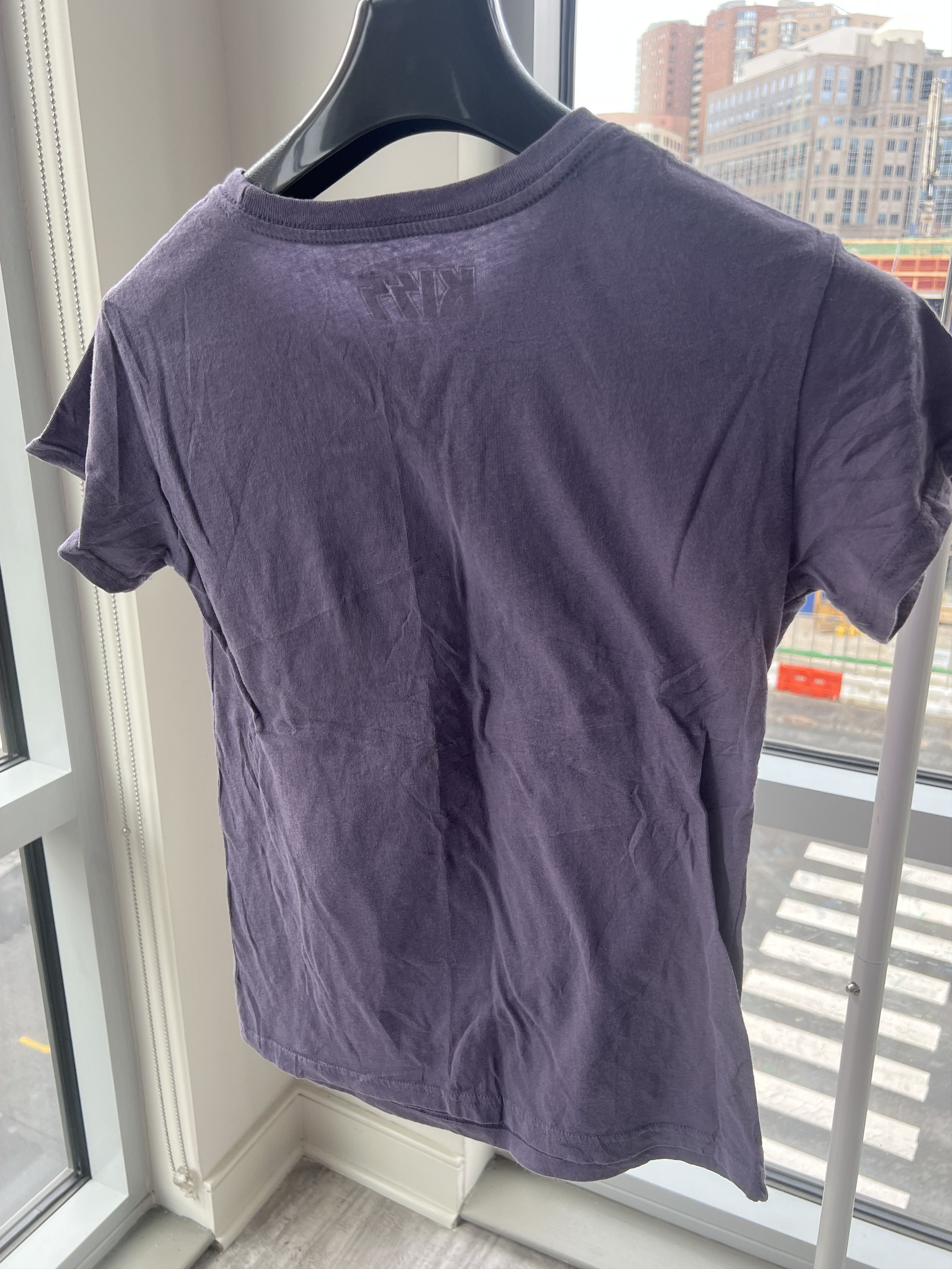 KISS KISS Band Graphic Tee Purple Distressed Cotton Short Sleeve Size XS / US 0-2 / IT 36-38 - 2 Thumbnail