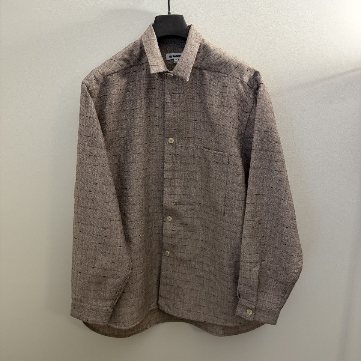 Jil Sander Virgin Wool Overshirt Size US L / EU 52-54 / 3 - 1 Thumbnail