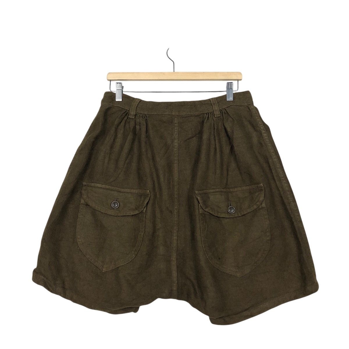Sunao Kuwahara 📌Rich Brown Vintage Short Pants Sunaokuwahara Issey Miyake Size 30" / US 8 / IT 44 - 9 Thumbnail