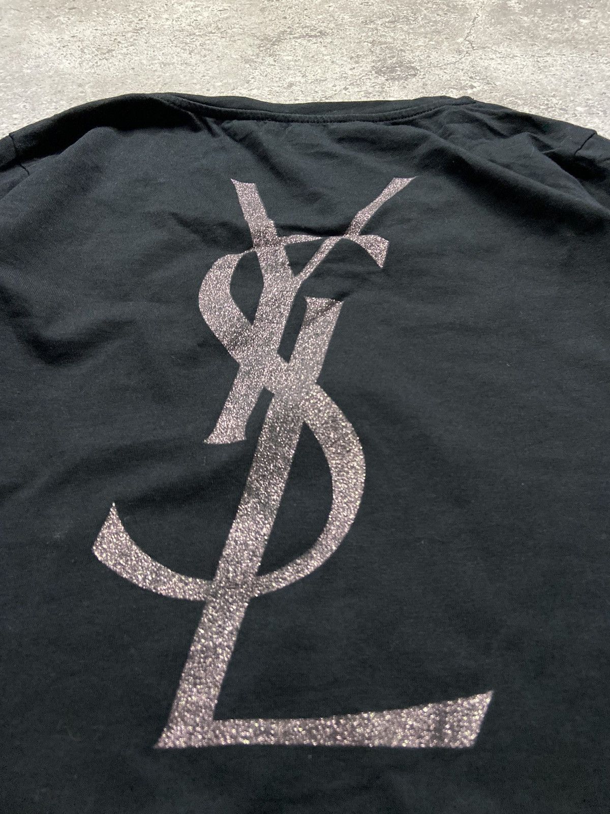 Yves Saint Laurent Yves Saint Laurent - Black Opium Big Logo Long Sleeve Size M / US 6-8 / IT 42-44 - 3 Thumbnail