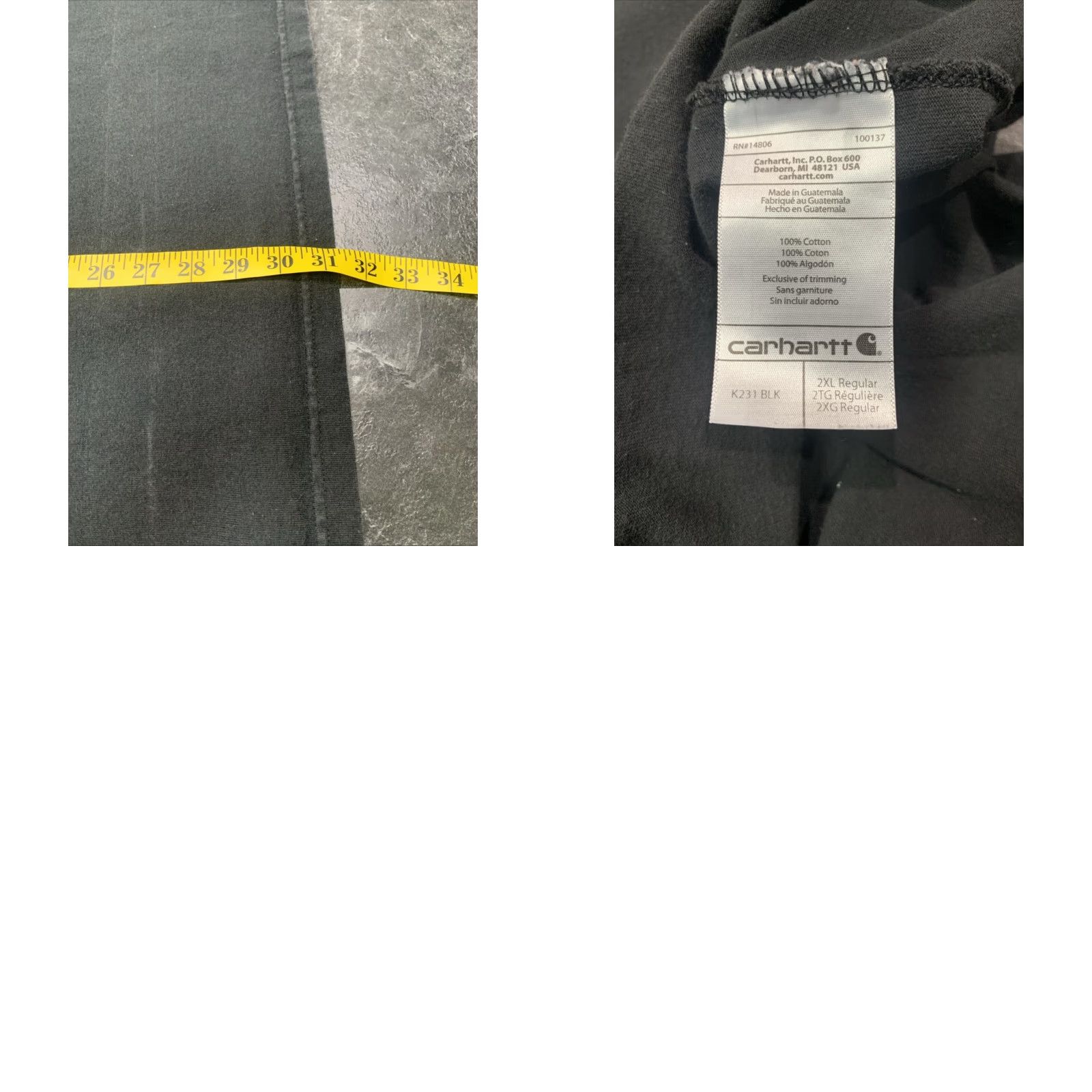 Carhartt Carhartt Men's 2XL Black Loose Fit Long Sleeve Graphic T-Shirt Classic Size US XXL / EU 58 / 5 - 8 Thumbnail