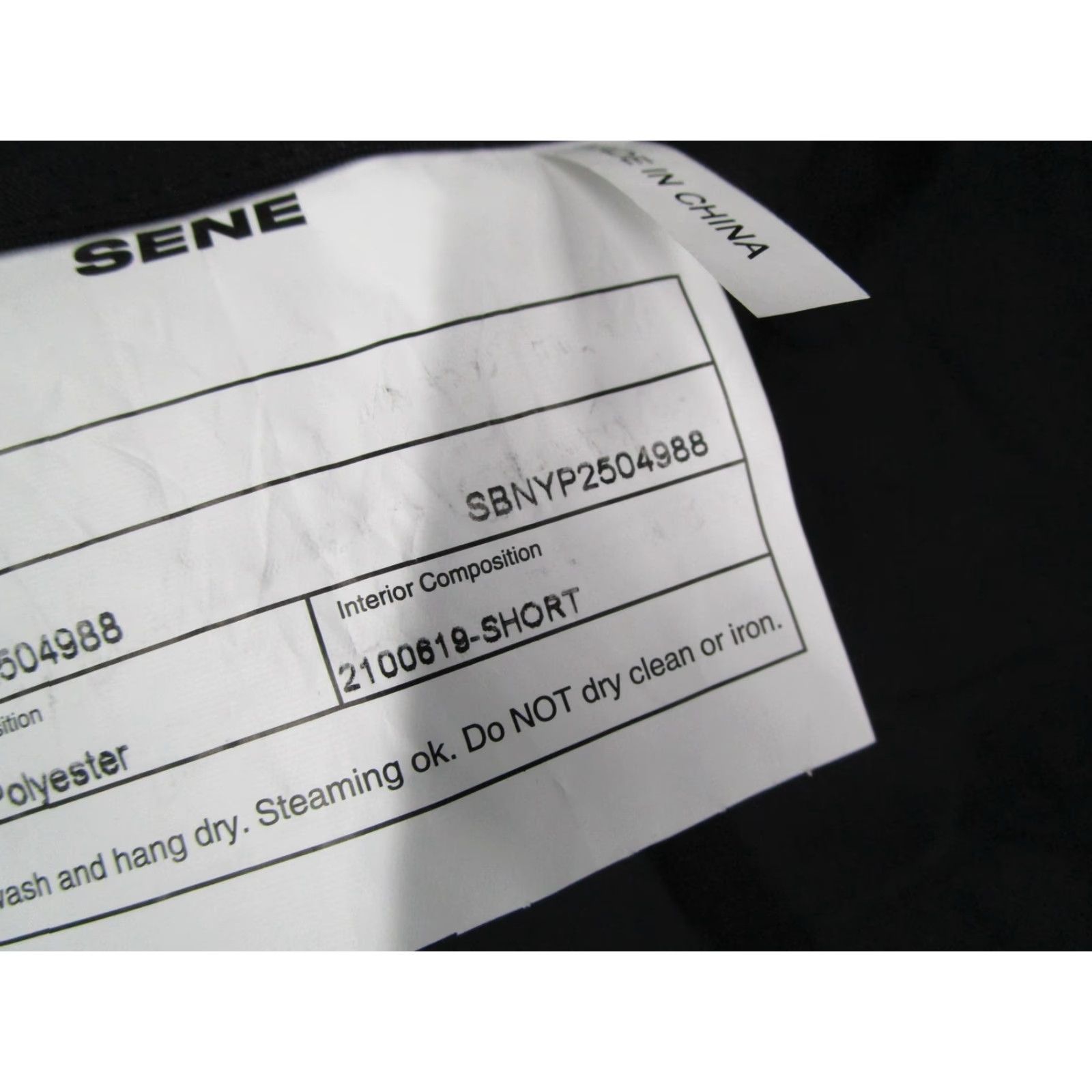 Vintage Sene Shorts Mens 34 Black Performance Golf Casual Polyester Solid Flat Front Pockets 7 In Inseam Mens Size US 34 / EU 50 - 6 Thumbnail