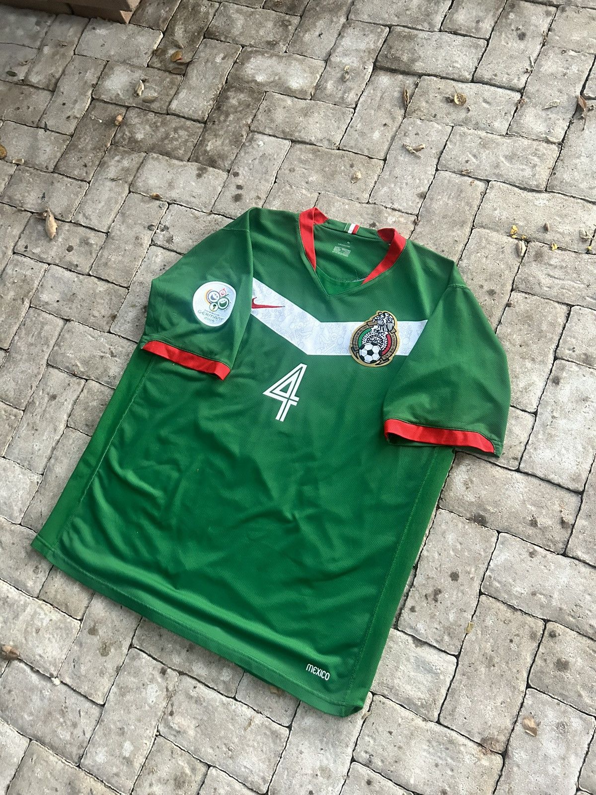 Nike 2006 Mexico Home Jersey Size US L / EU 52-54 / 3 - 3 Thumbnail