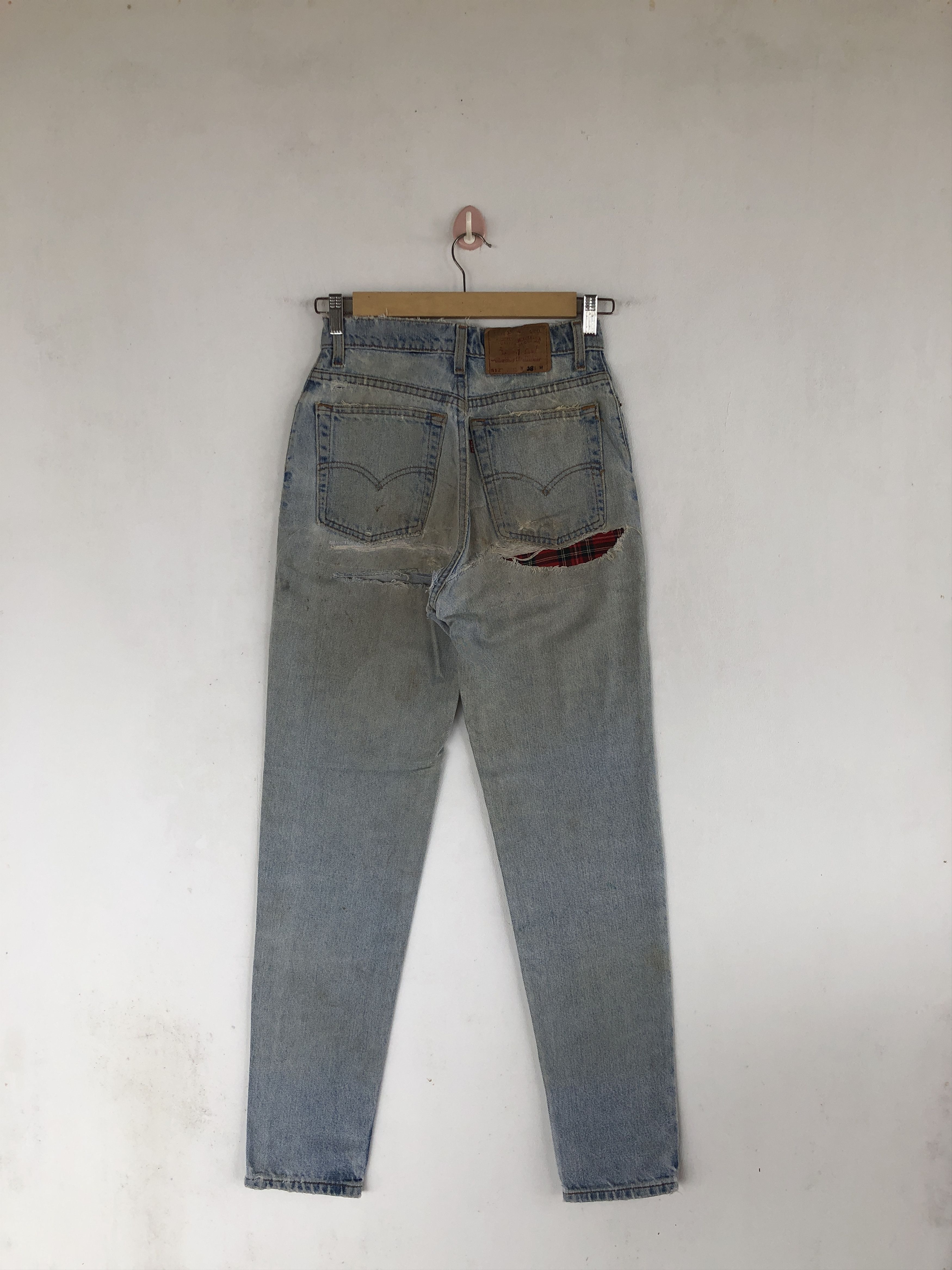 Levi's Vintage Levis Distressed Jeans Dirty Levi's 512 Denim Size 24" / US 00 / IT 34 - 2 Thumbnail