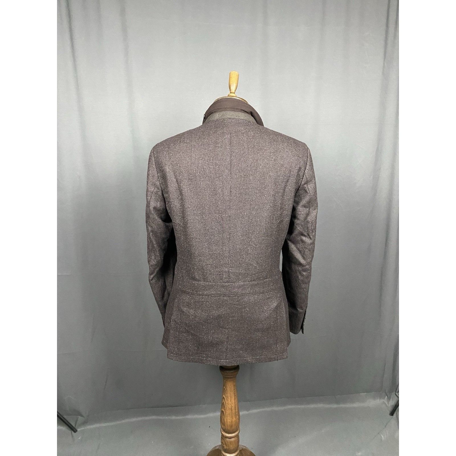Balmain Balmain Men's Brown Lined Sportccoat Blazer Jacket Size 54 Size 54R - 7 Thumbnail