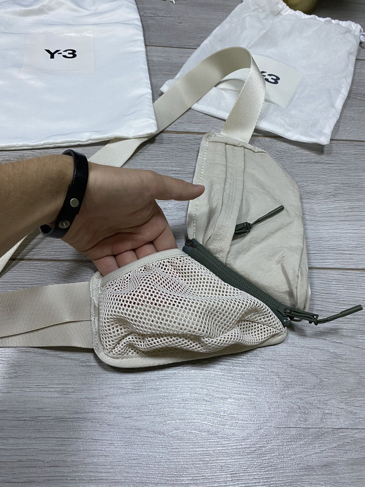 Adidas Y-3 Yohji Yamamoto crossbody nylon waist bag Japanese brand Size ONE SIZE - 10 Thumbnail