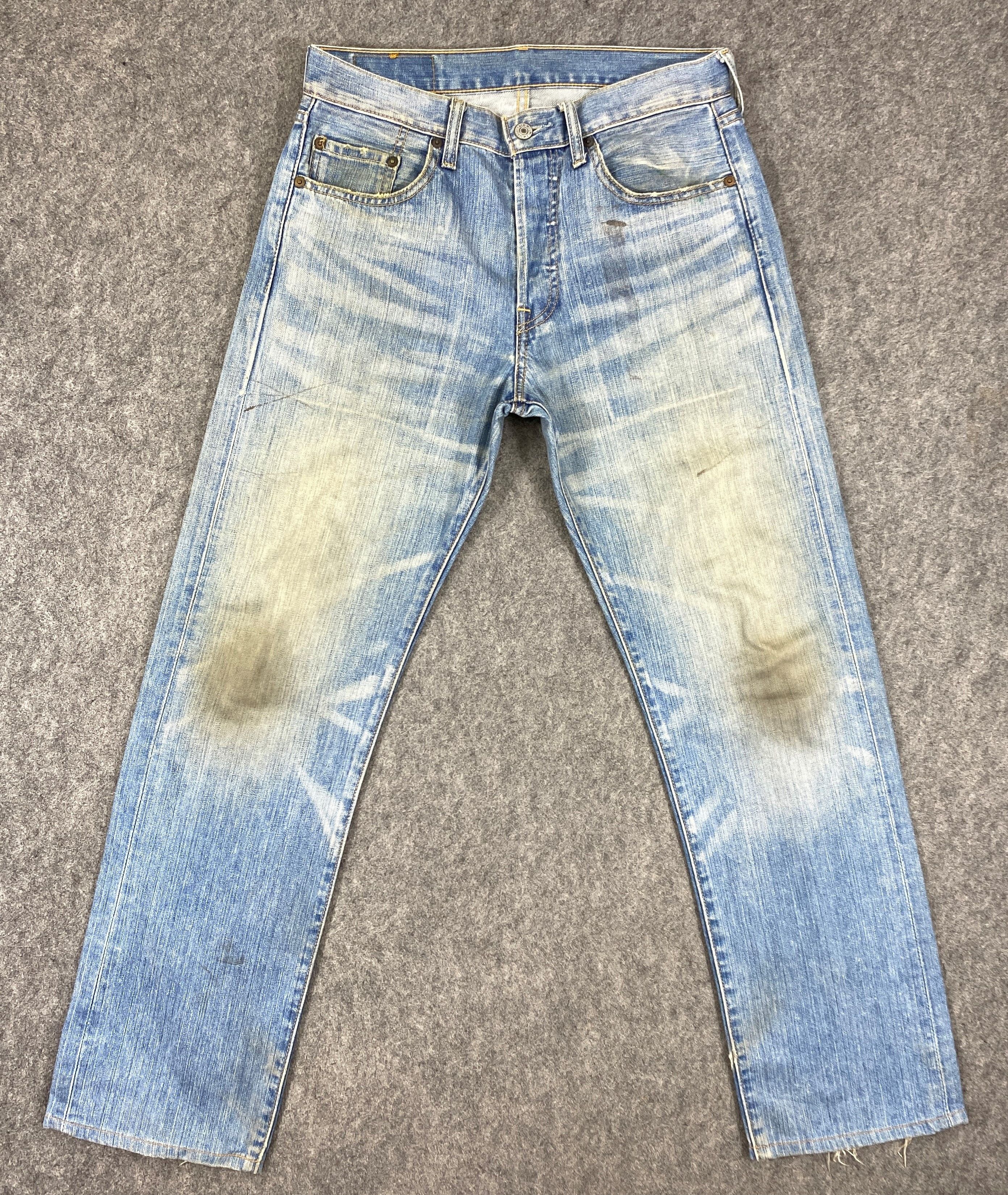 Levi's Faded Blue Vintage Levis 501 Jeans 30x29 - JN3132 Size US 30 / EU 46 - 1 Thumbnail
