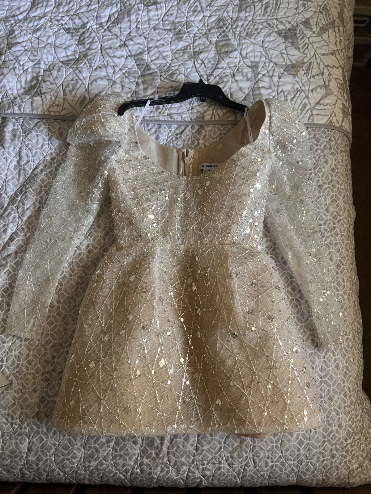 Other By Watters Sparkler Long Sleeve Sparkly Dress size 8 Size M / US 6-8 / IT 42-44 - 1 Thumbnail