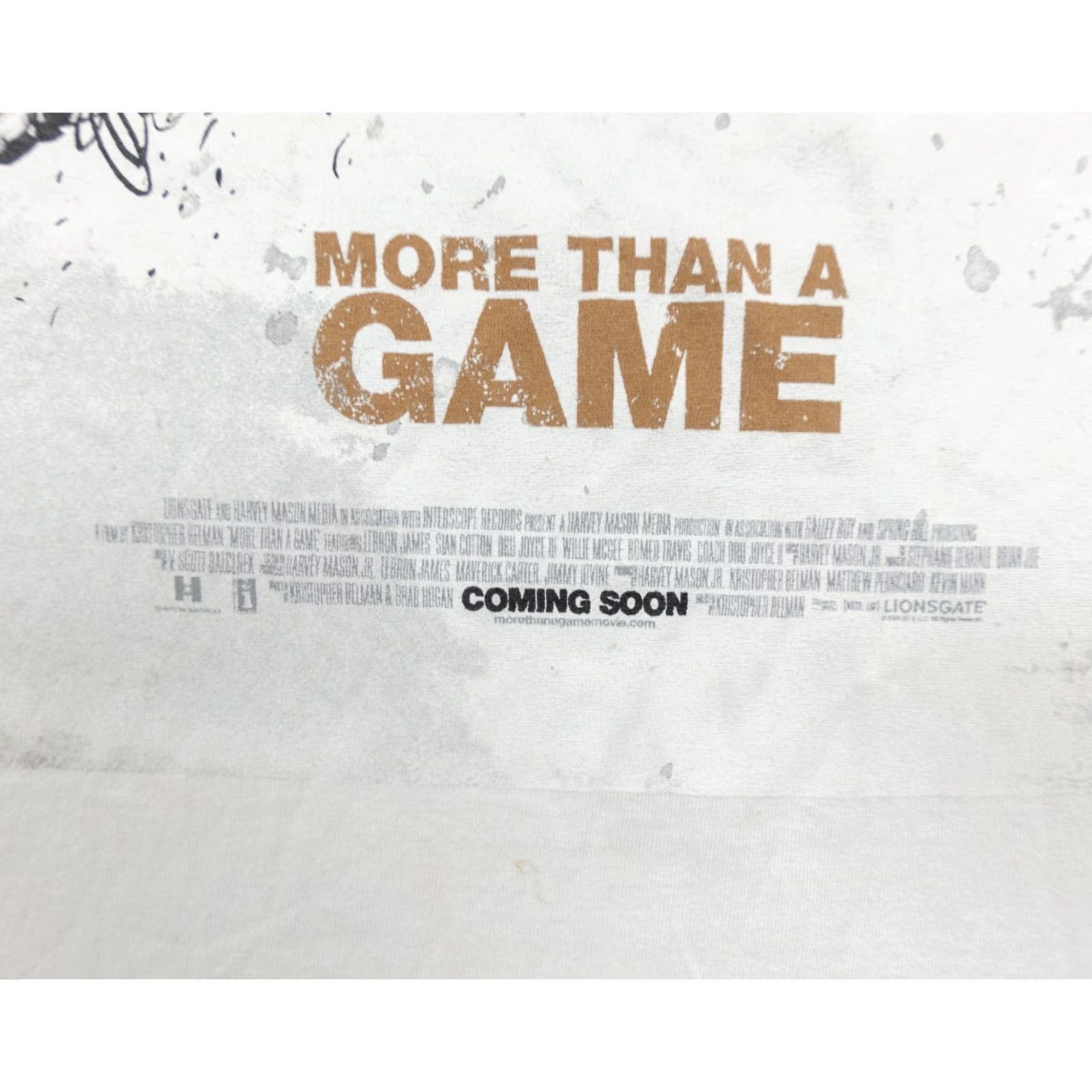 Nike Nike Lebron James Movie Promo Shirt Adult XL White Basketball Tee Size US XL / EU 56 / 4 - 4 Thumbnail