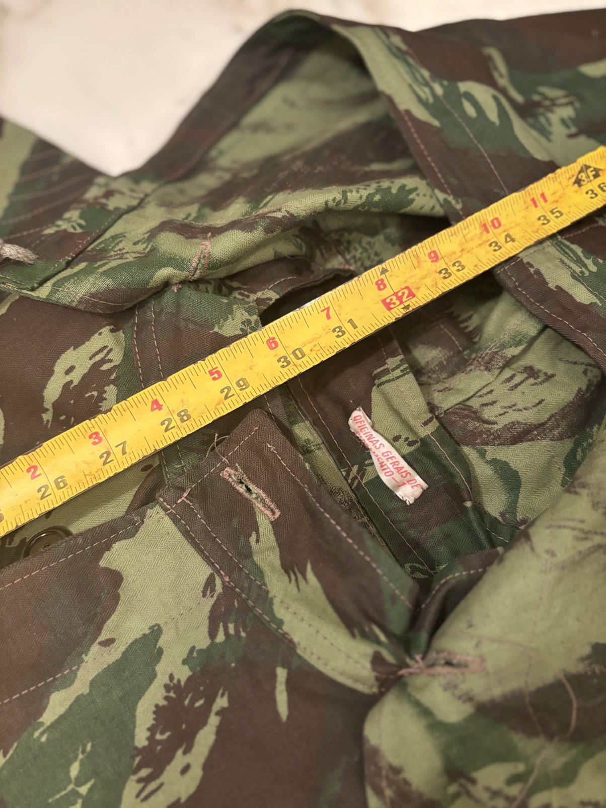 Other 1980s Portuguese Brushstroke Camo Field Jacket Size US L / EU 52-54 / 3 - 6 Thumbnail