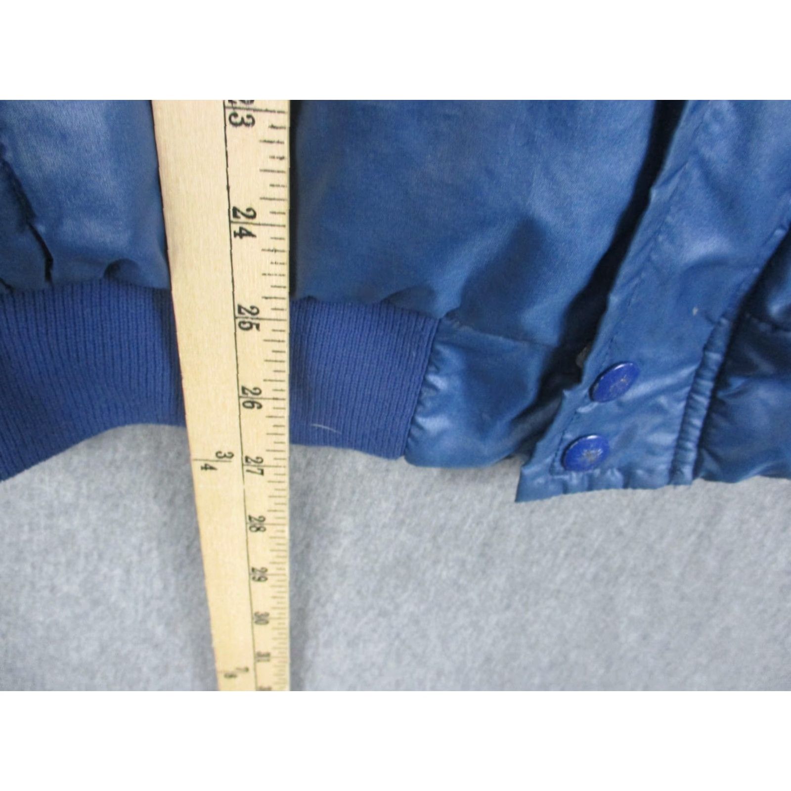 Vintage VINTAGE King Louie Jacket Mens 1X Big & Tall Nylon Bomber Blue Zip Pockets Insulated Pro Fit Included USA Size US XL / EU 56 / 4 - 6 Thumbnail