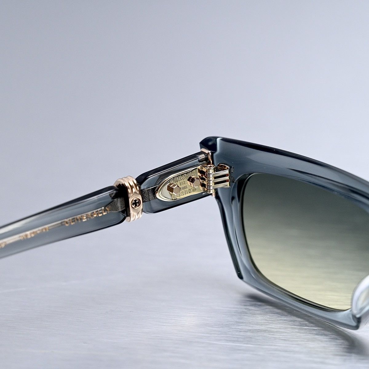 Chrome Hearts CHROME HEARTS CLITERALLY SLATED SUNGLASSES Size ONE SIZE - 9 Thumbnail