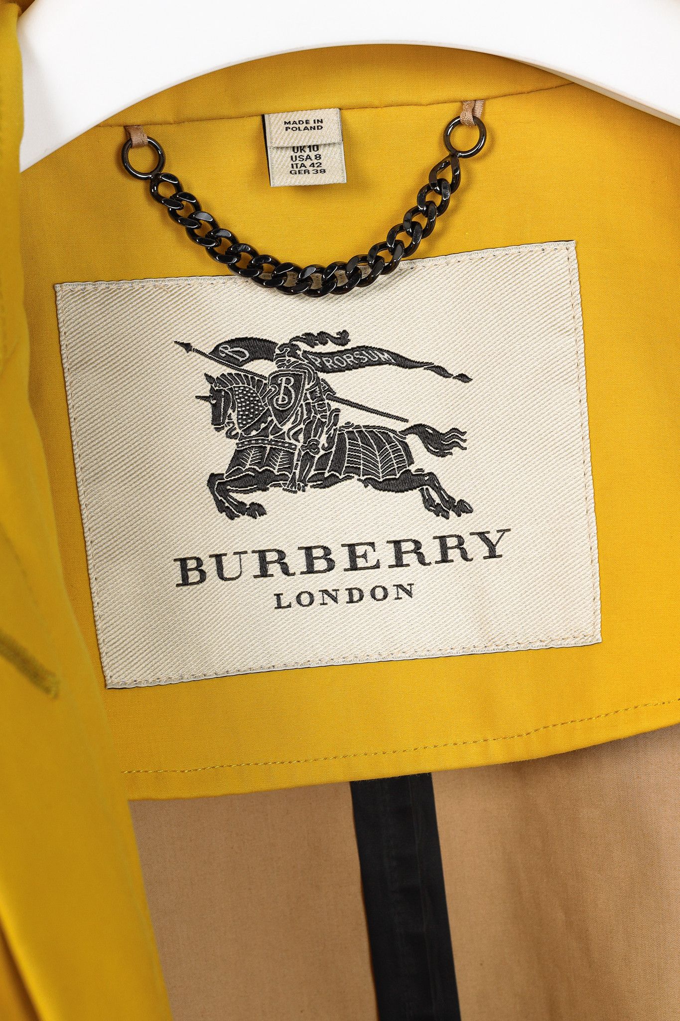 Burberry Burberry Dandelion Mid-Length Bonded Cotton Trench Coat Size M / US 6-8 / IT 42-44 - 4 Thumbnail