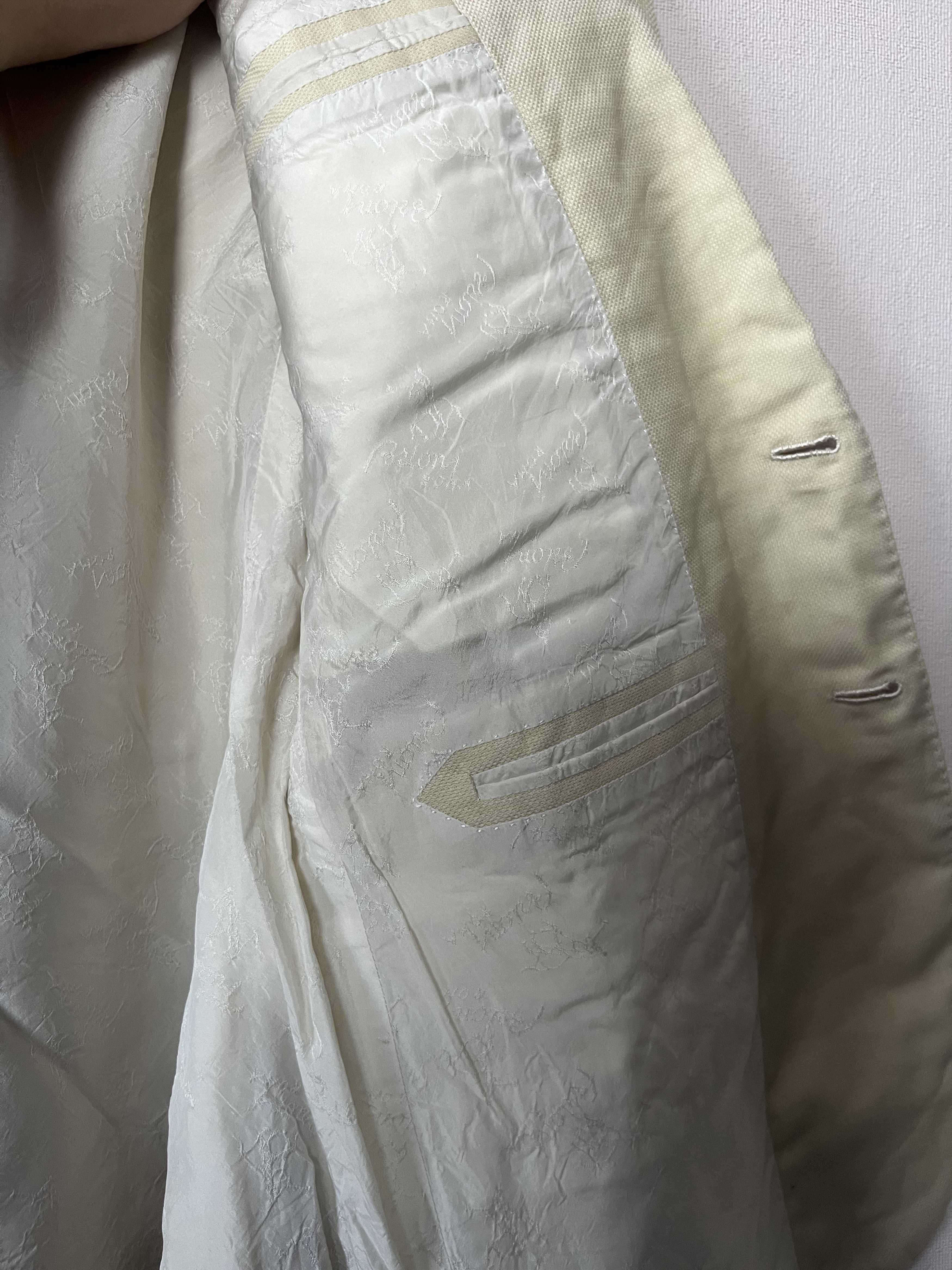 Brioni BRIONI Brunos Roma Beige Blazer IT50/US40 2 Buttons Size 50R - 9 Thumbnail