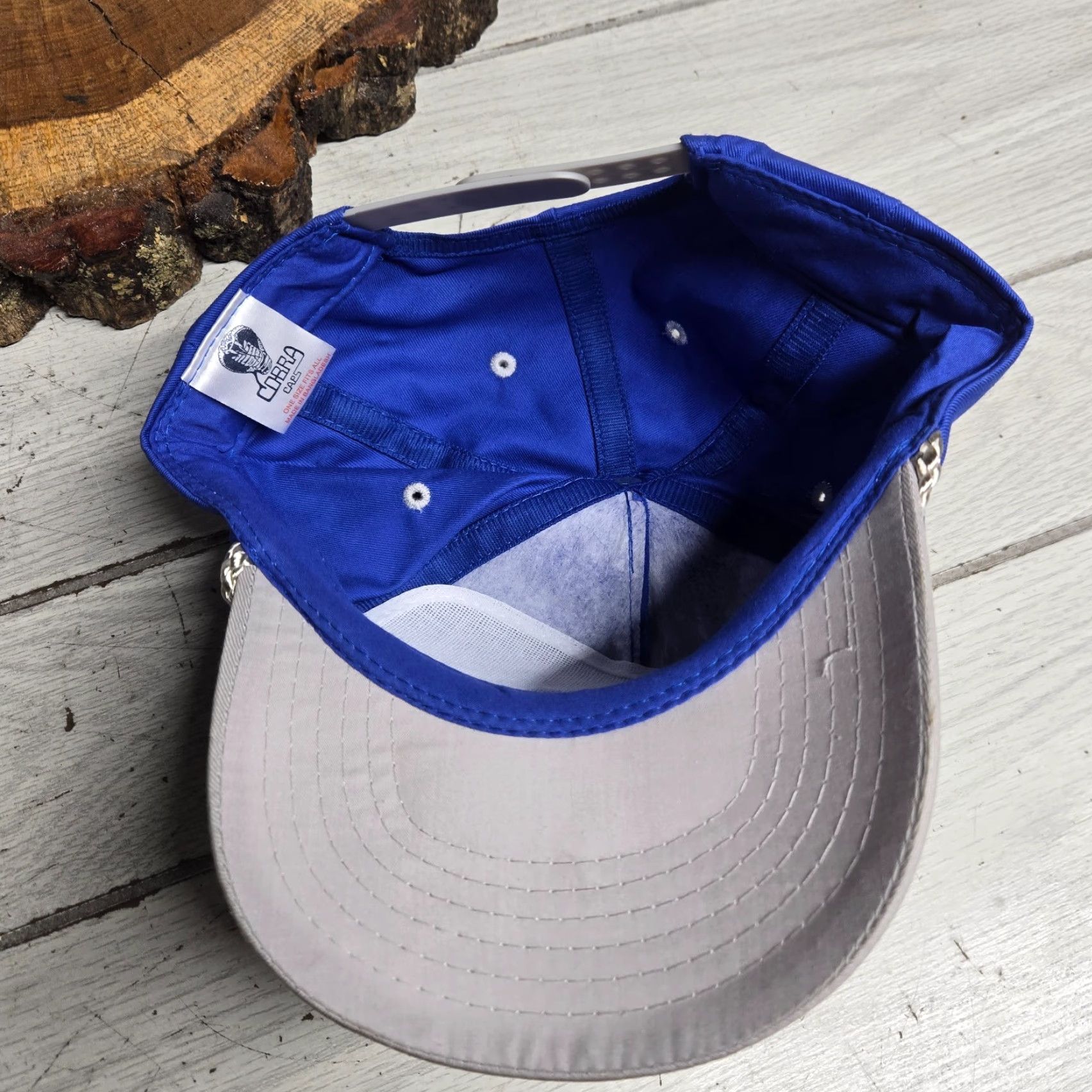 Vintage VINTAGE Cobra Blue Adjustable Baseball Cap Hat Christiansburg VA Mens One Size Size ONE SIZE - 5 Thumbnail