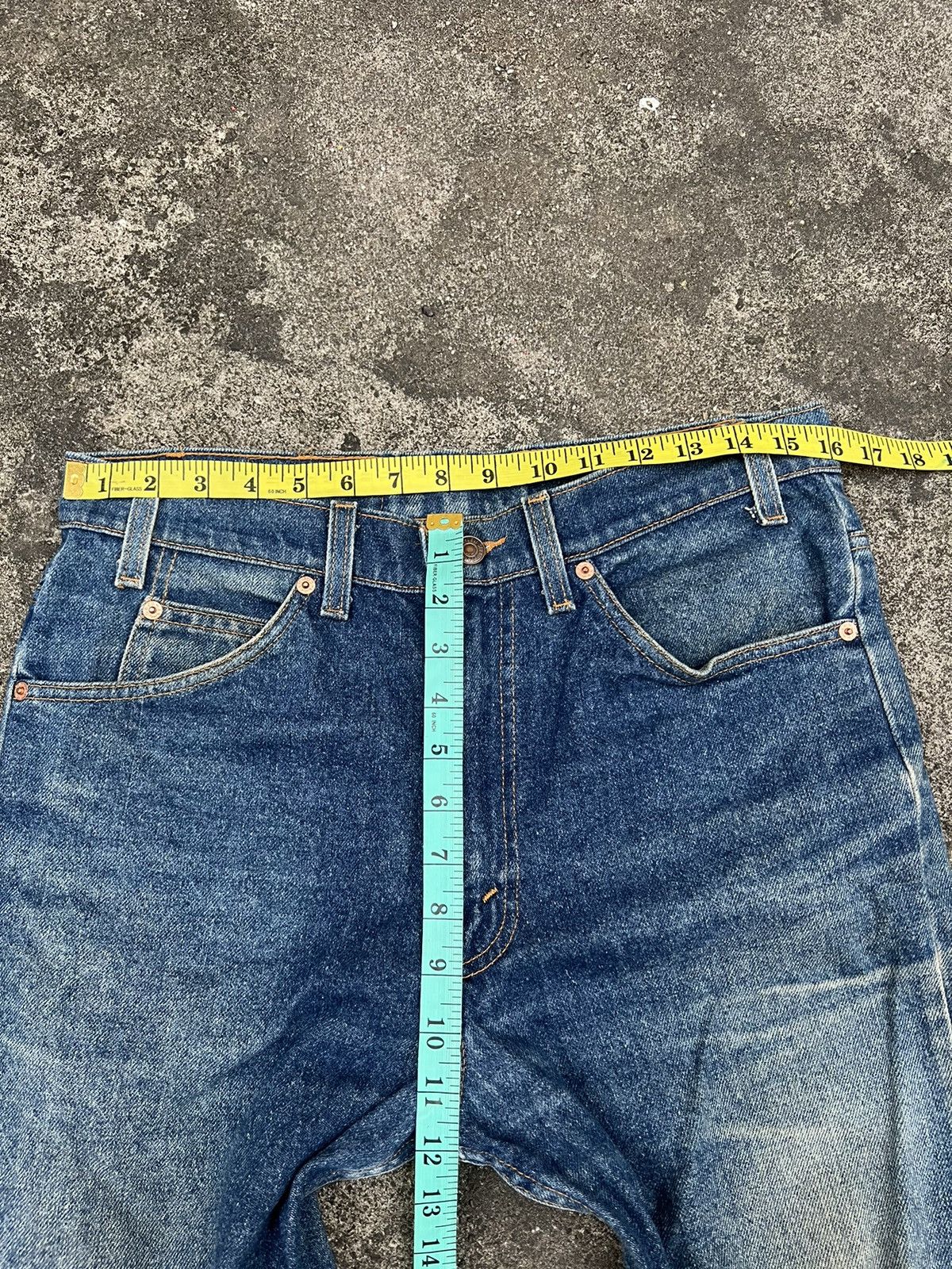 Levi's 💥FLARE💥 VTG 90’S LEVIS 517 DISTRESSED JEANS VERY RARE Size US 32 / EU 48 - 11 Thumbnail