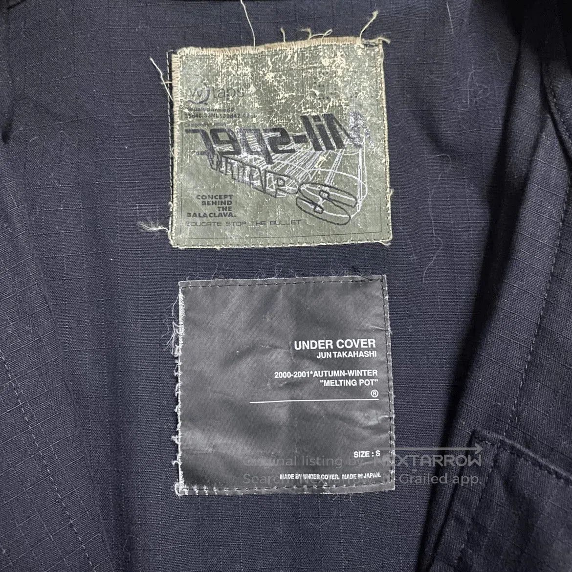 Undercover Undercover x Wtaps 00AW Military Jacket. Size US S / EU 44-46 / 1 - 3 Thumbnail