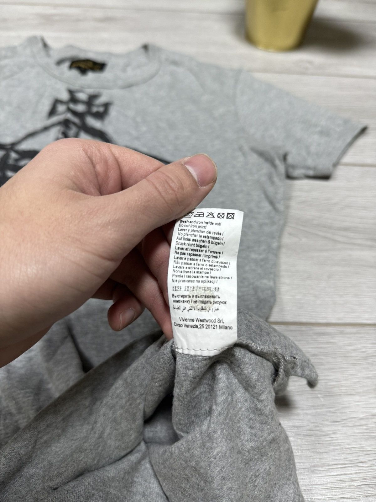 Vivienne Westwood Vivienne Westwood brushstroke vintage big orb t-shirt Size US M / EU 48-50 / 2 - 6 Thumbnail