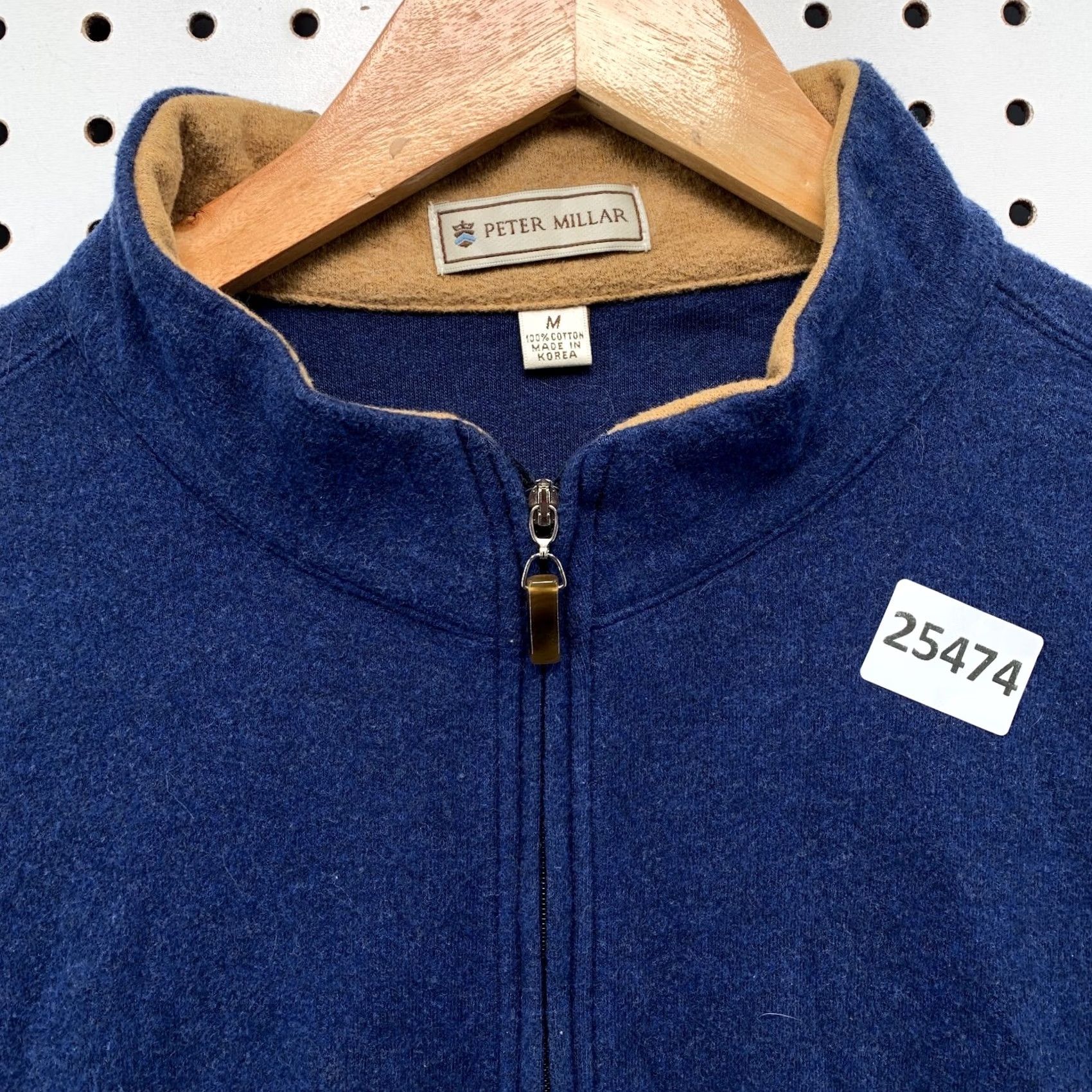 Peter Millar Peter Millar Sweater Mens Large Pullover 1/4 ZIp Long Sleeve Blue Casual 22.5x27 Size US L / EU 52-54 / 3 - 6 Thumbnail