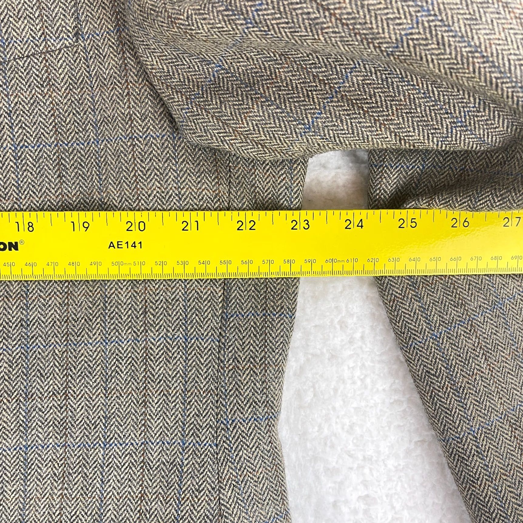 Ralph Lauren Lauren Ralph Lauren Blazer Mens 44L Brown Tweed Wool Long Sleeve Jacket Coat Sizes 44 Chest 44L Notch Long Size US XXL / EU 58 / 5 - 6 Thumbnail