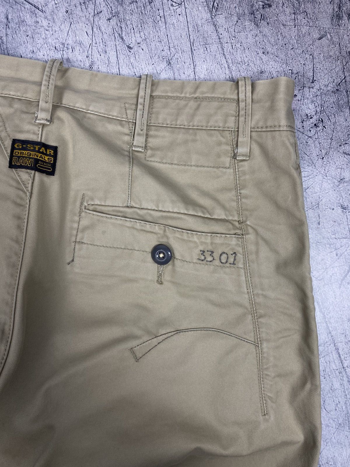 G-Star G-Star Raw Bronson Chino Straight Beige Chinos W30 L32 Size US 30 / EU 46 - 9 Thumbnail