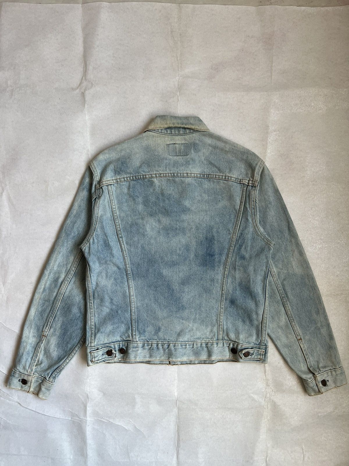 Levi's Vintage 90's Levis 70505 Light Blue Wash Denim Trucker Size US M / EU 48-50 / 2 - 12 Thumbnail