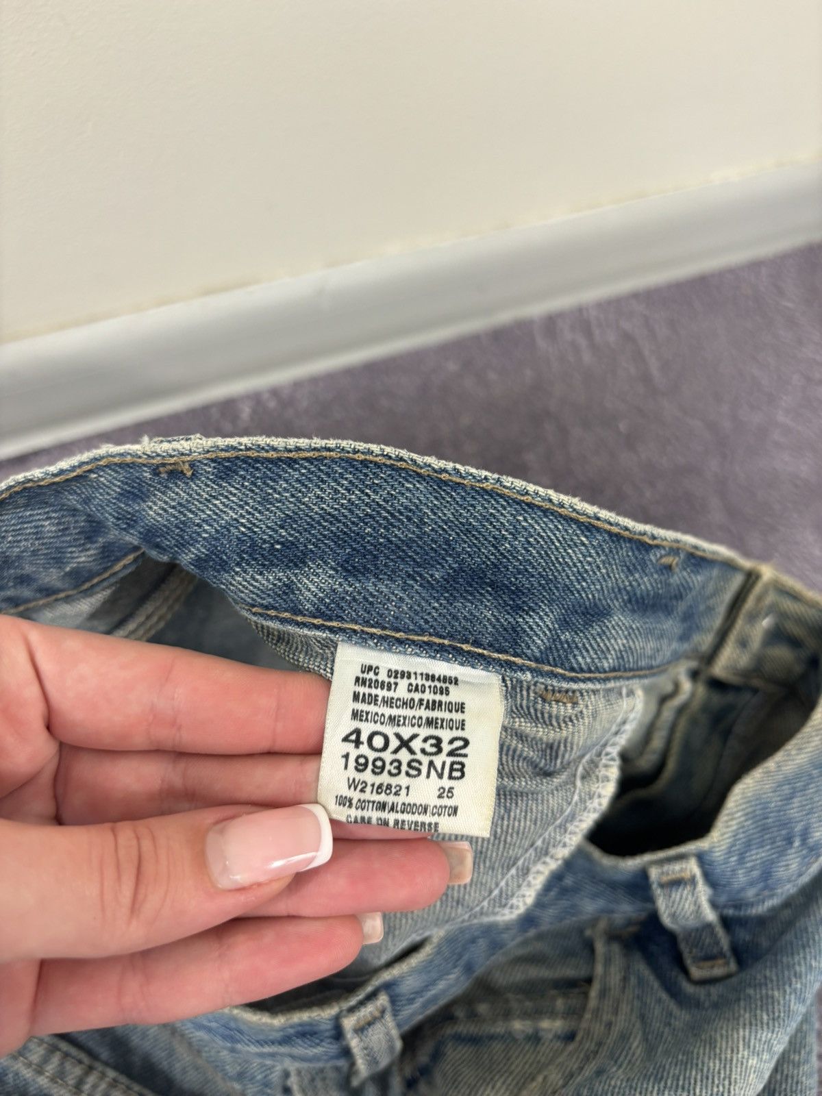 Dickies Vintage Dickies Workwear Faded Blue Hype Denim Baggy Jeans Size US 40 / EU 56 - 15 Thumbnail