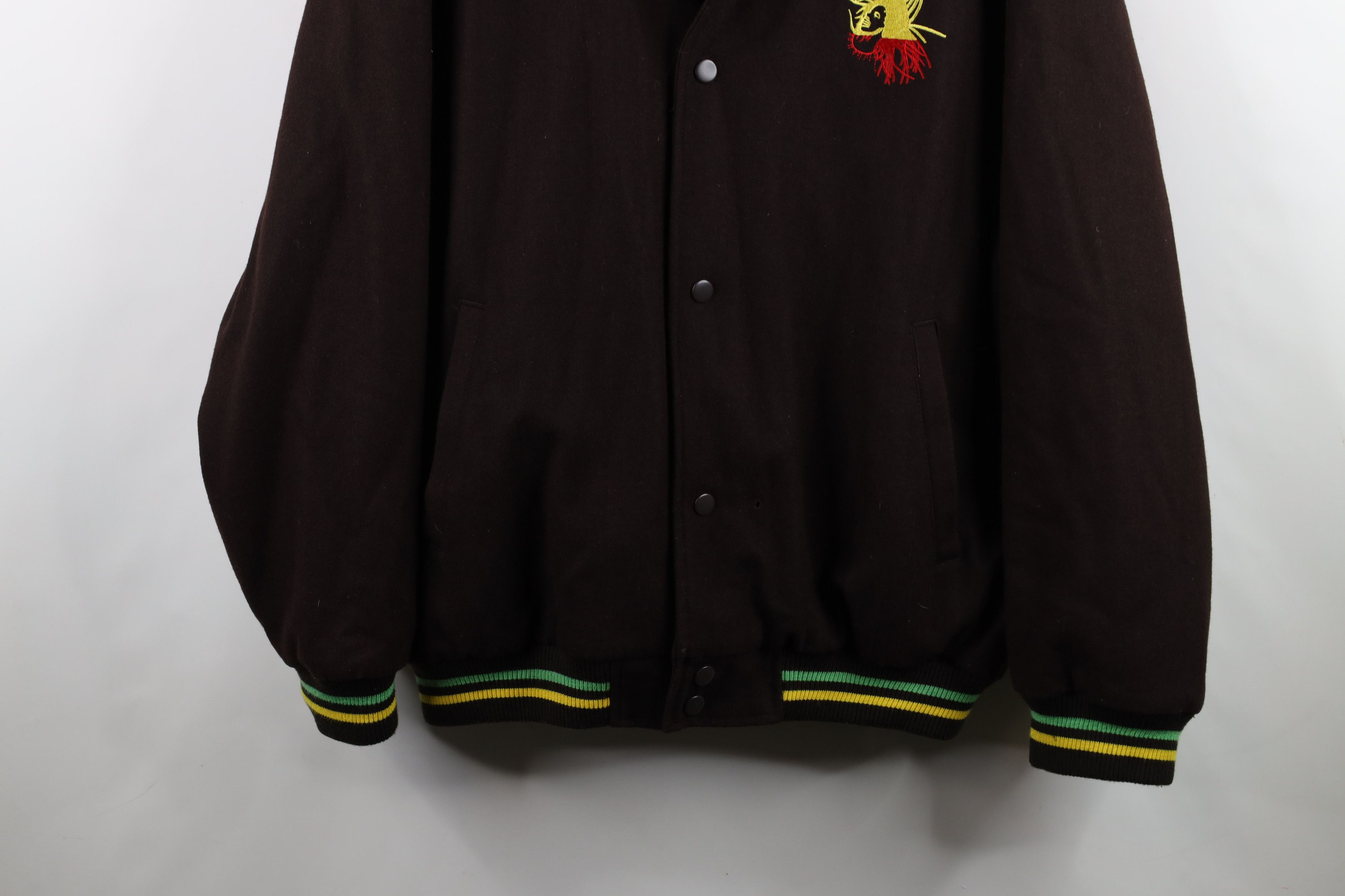 Vintage Vintage 90s Y2K Streetwear Rastafarian Jamaica Jacket Size US XXL / EU 58 / 5 - 3 Thumbnail