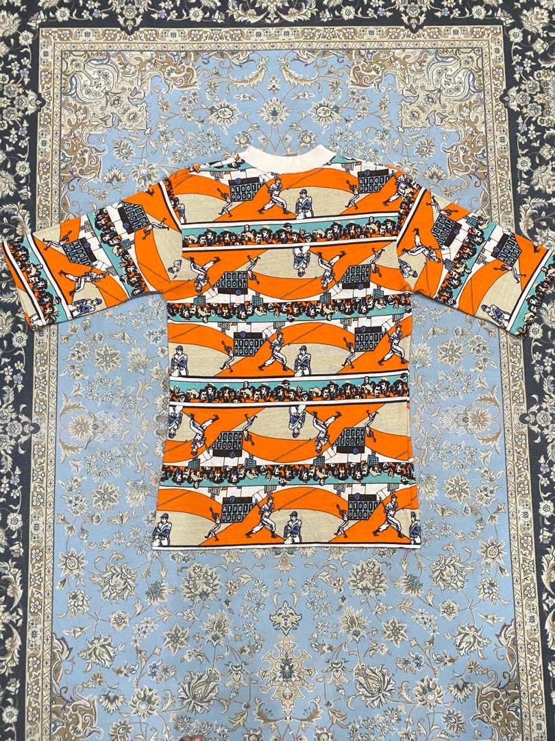 Vintage Vintage Rare 70s Mitsuwa Full Over Print T Shirt Size US M / EU 48-50 / 2 - 2 Thumbnail