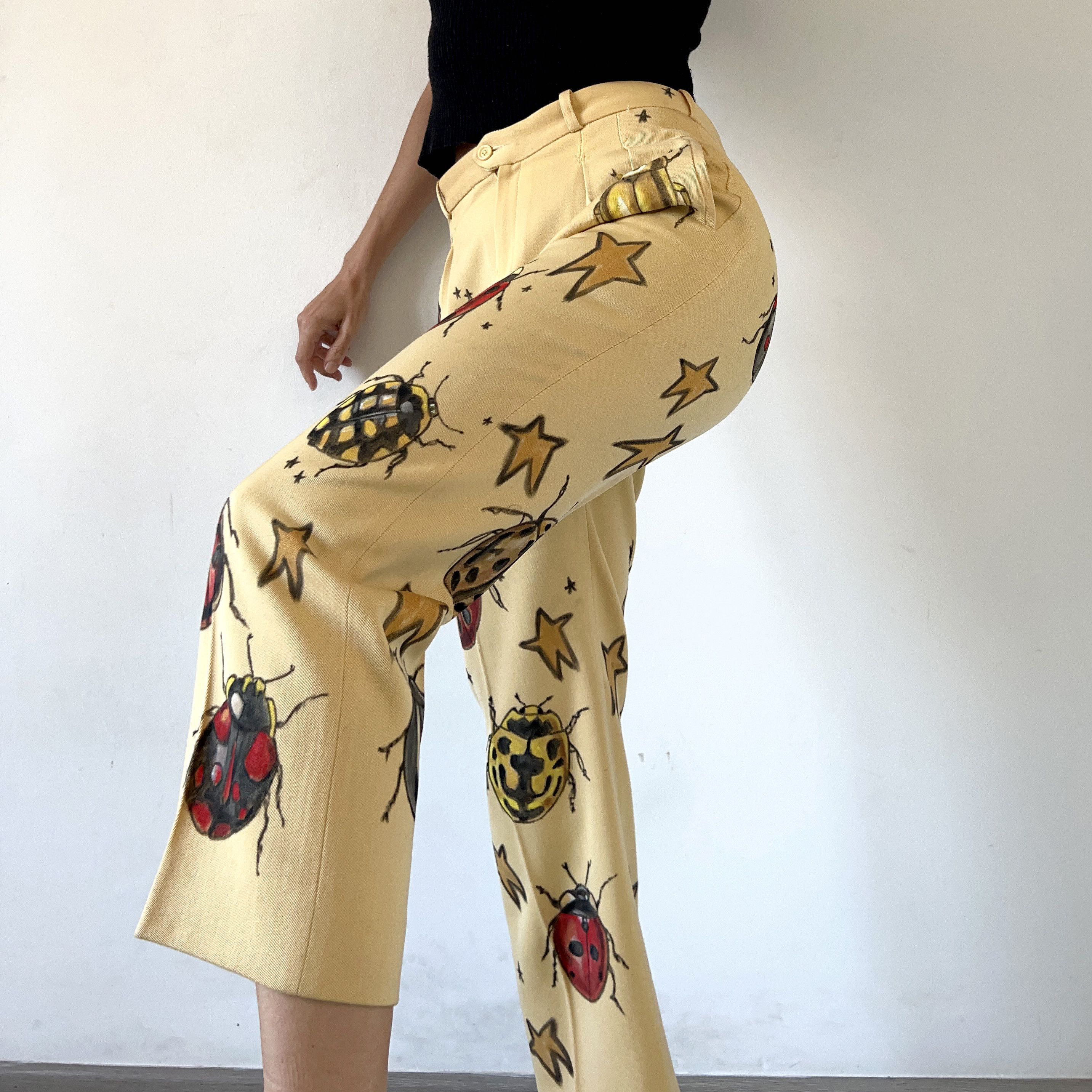 Vintage Bugs Custom Made Wool Pants Size 30" / US 8 / IT 44 - 5 Thumbnail