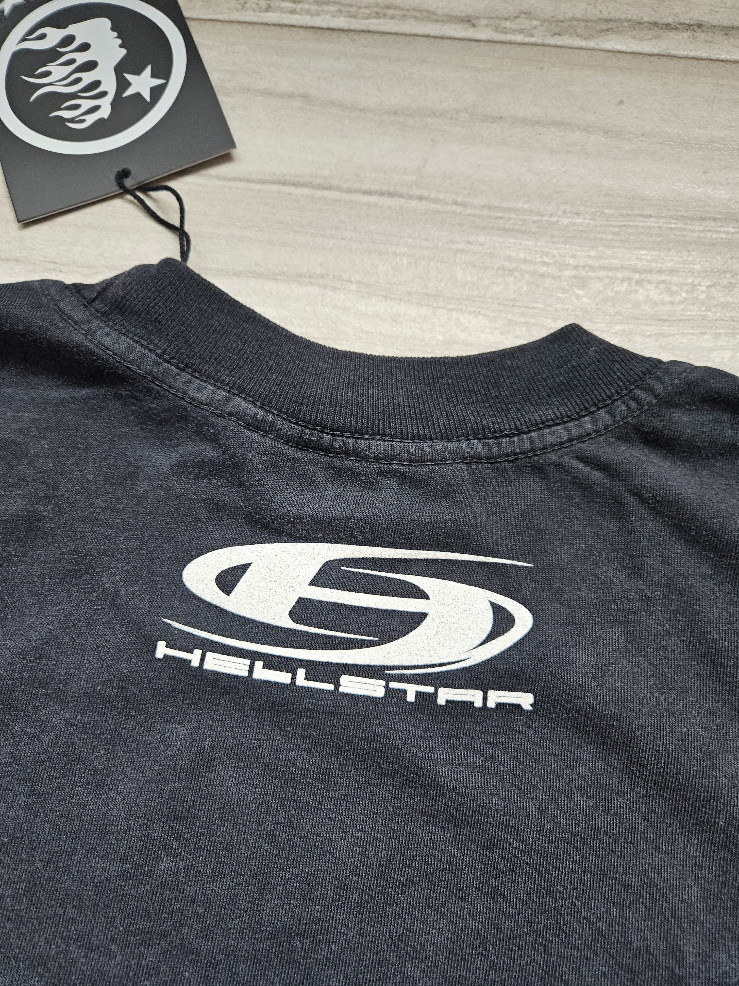 HELLSTAR Oval H Logo Black T Shirt Size US L / EU 52-54 / 3 - 4 Thumbnail