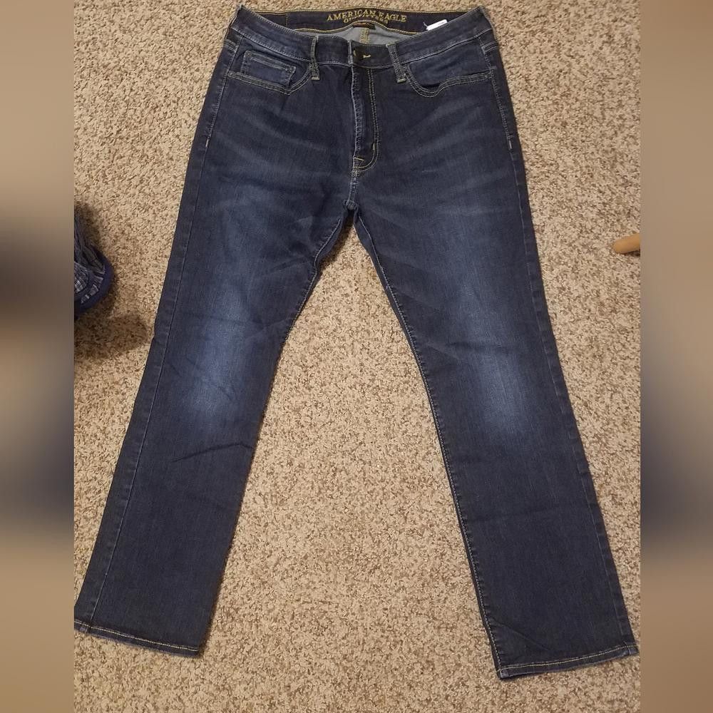 American Eagle Outfitters American Eagle Slim Boot Jeans Size 33X30 Size US 33 - 2 Thumbnail