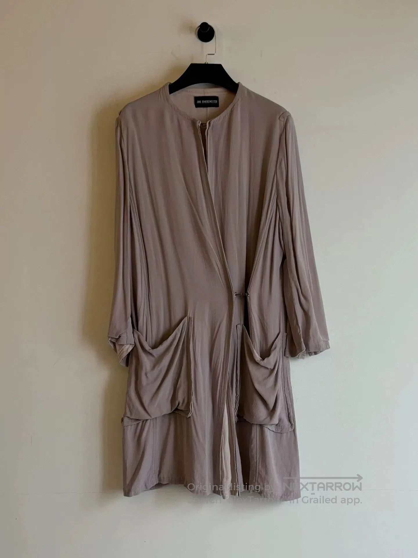 Ann Demeulemeester Ann Demeulemeester Morandi Purple Trench Coat. Size M / US 6-8 / IT 42-44 - 1 Thumbnail