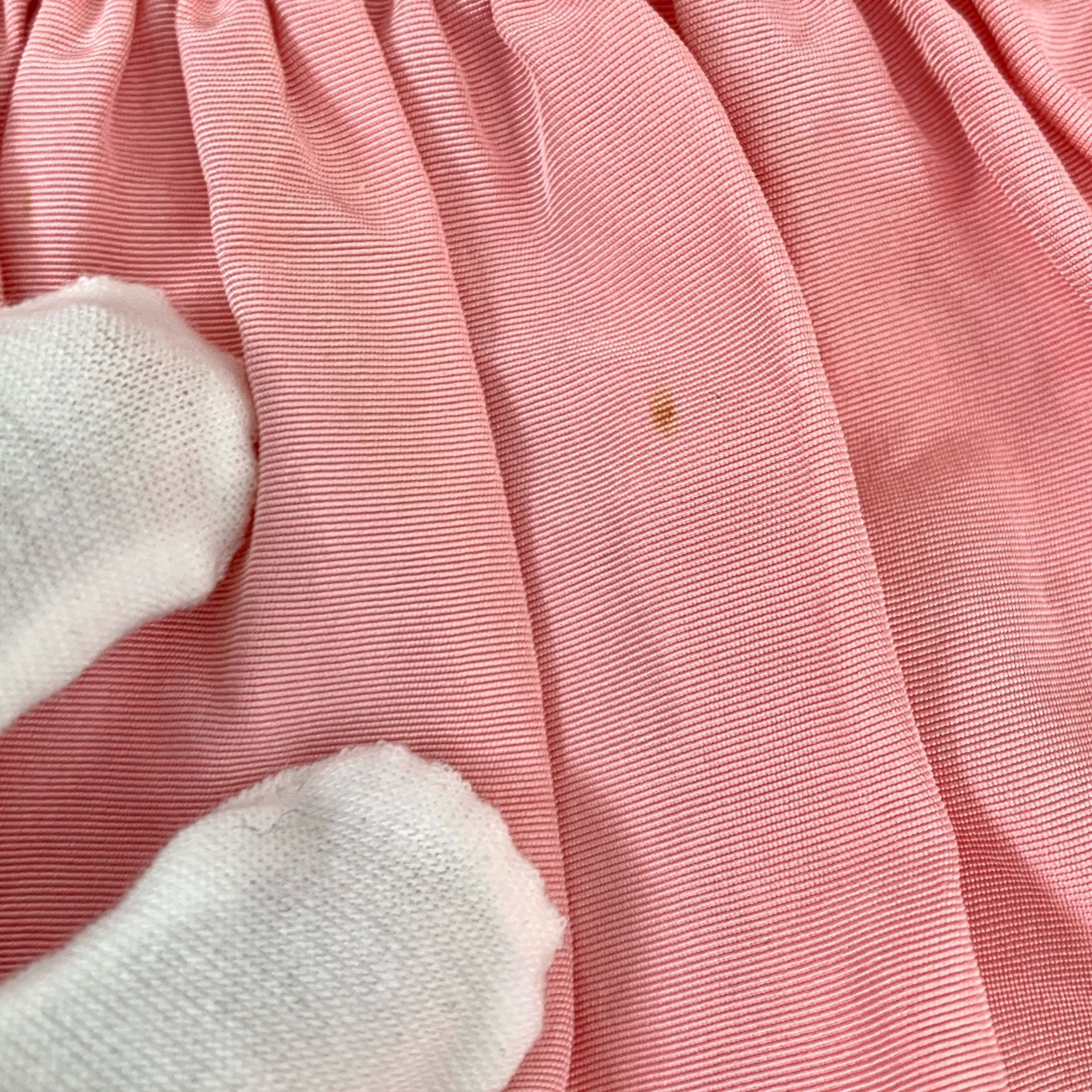 Miu Miu [Miu Miu] H11413 Pink Lace Backless Puff Sleeve Dress 42 EU Size M / US 6-8 / IT 42-44 - 5 Thumbnail
