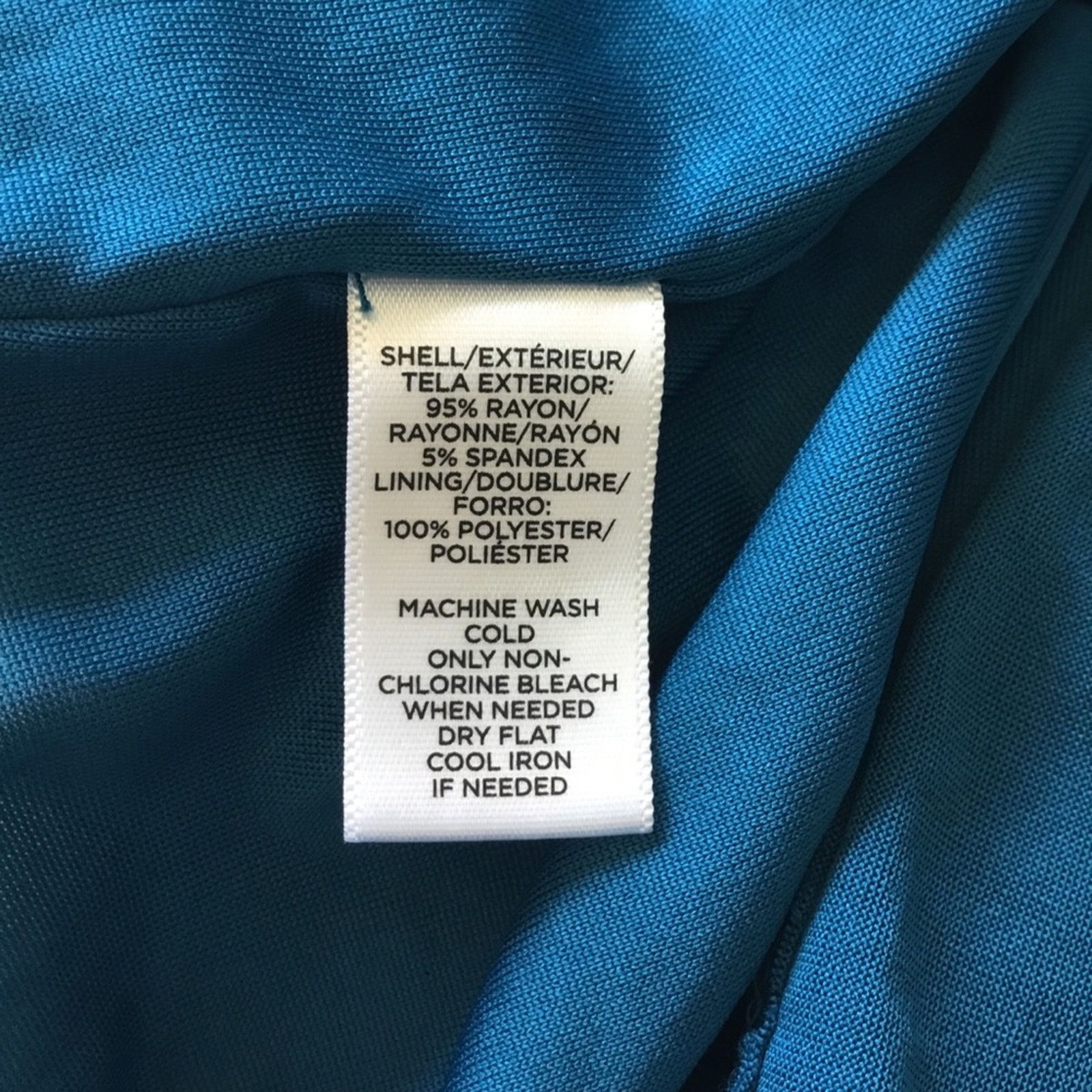 Loft LOFT Teal Wrap-Style Midi Dress Size S / US 4 / IT 40 - 14 Thumbnail