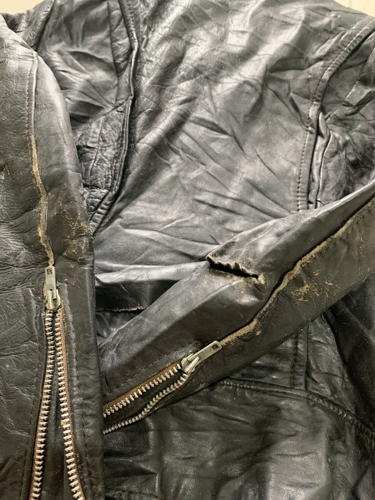 Brooks Brothers × Vintage VINTAGE BROOKS LEATHER JACKET 60s Size US S / EU 44-46 / 1 - 11 Thumbnail