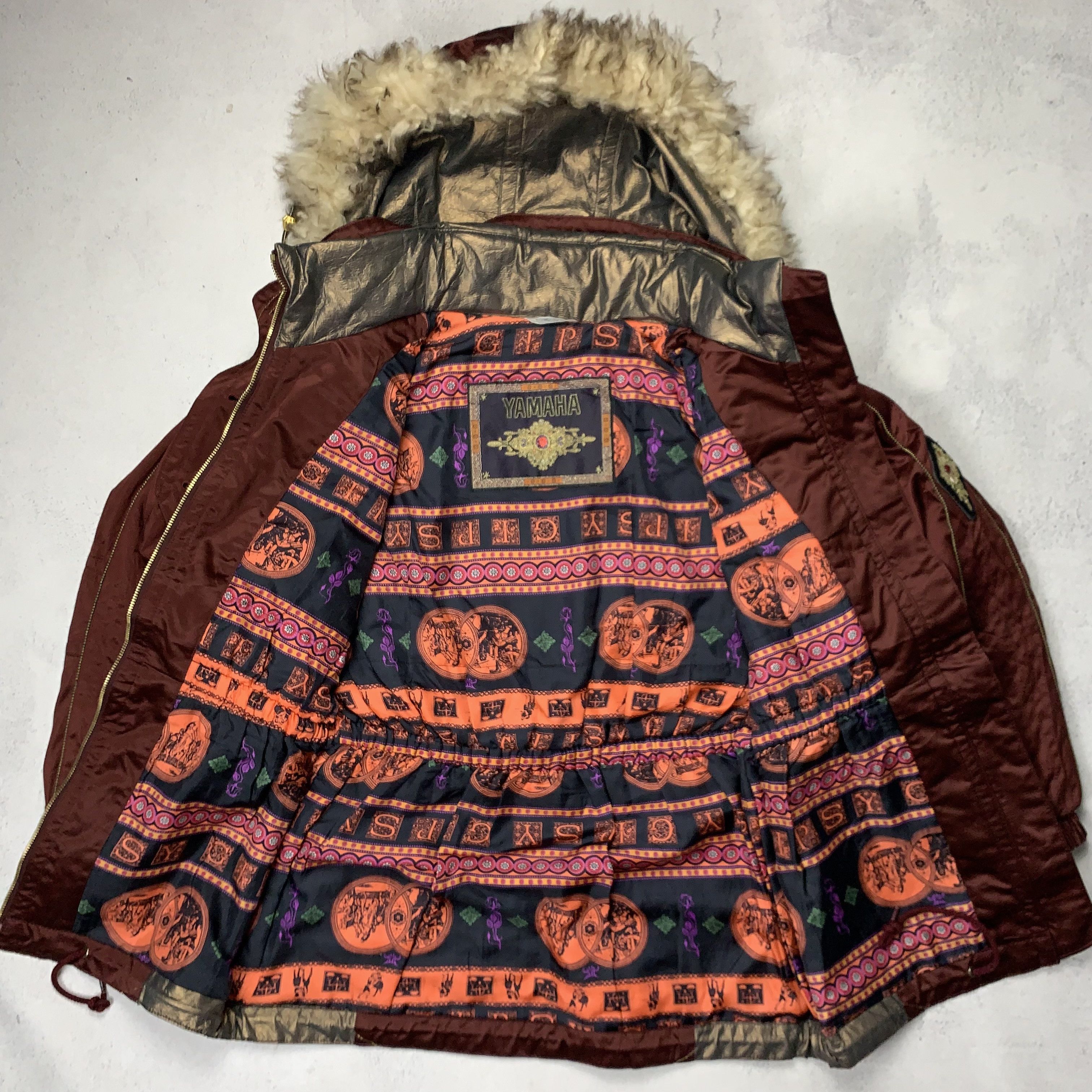Vintage Vintage Yamaha Gipsy Jacket Fur Hoodie Size M / US 6-8 / IT 42-44 - 9 Thumbnail