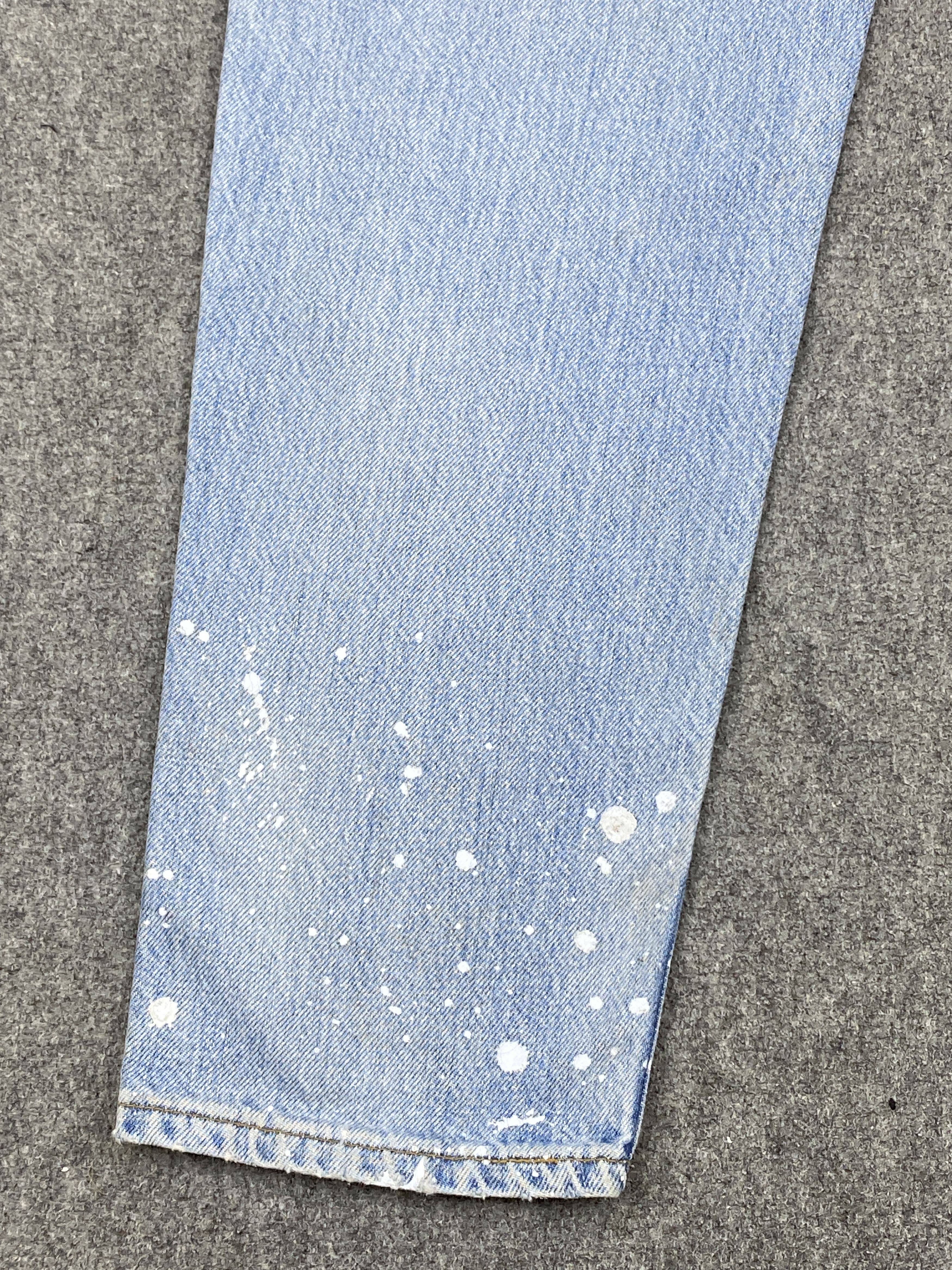 Levi's Vintage 90s Levis Orange Tab Splatter Painter Jeans S0025 Size US 28 / EU 44 - 13 Thumbnail
