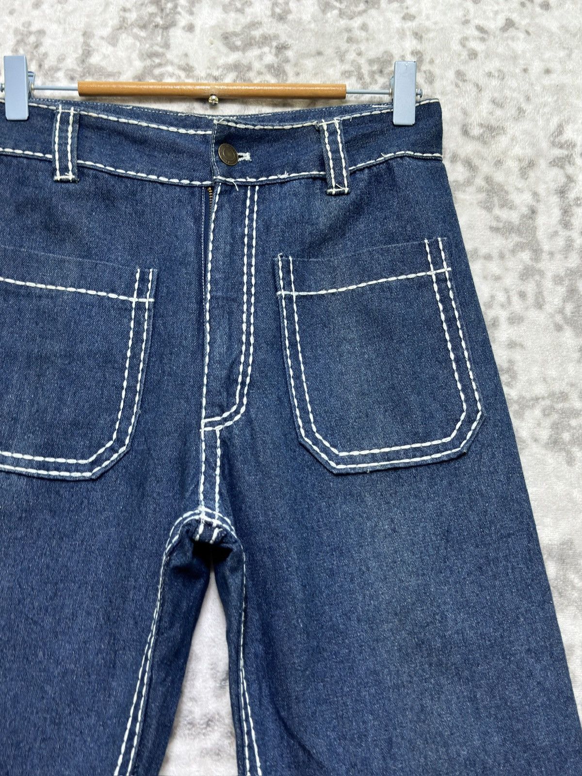Vintage Dazzlin Flared Bootcut Y2K High Waist Unisex Denim Pants Size US 27 - 5 Thumbnail