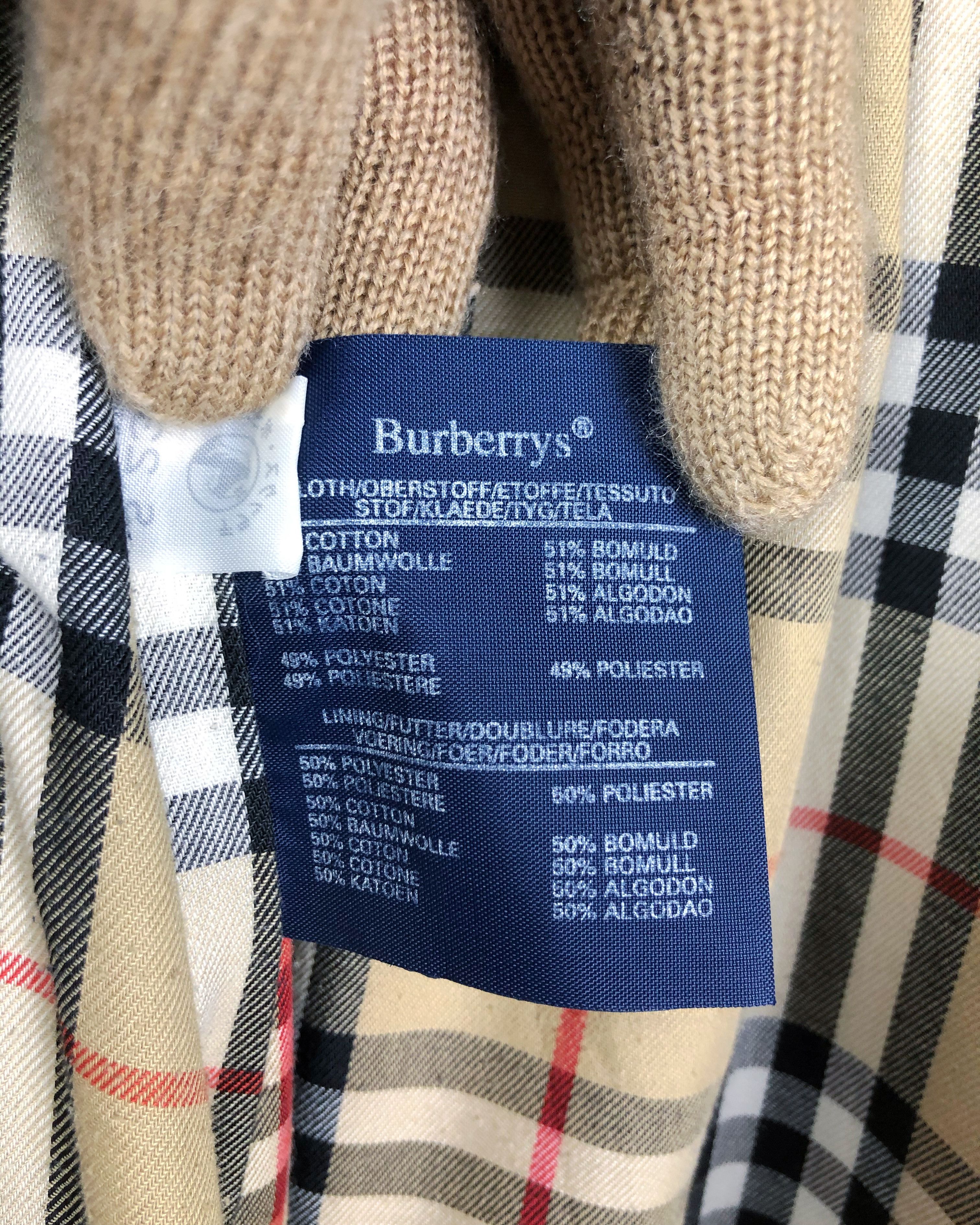 Burberry Prorsum Vtg Burberrys Nova Check Trenchcoat Jacket Made in England Size US M / EU 48-50 / 2 - 11 Thumbnail