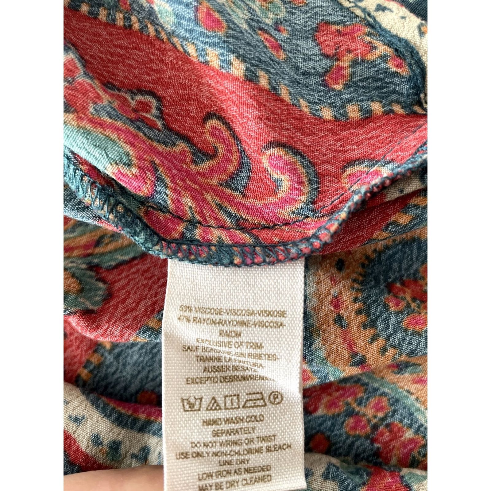 Free People Free People Dress Tank Multicolor Paisley Sleeveless Short A-Line 0 Women Women Multifunctional Bohemian Retro Summer Cada Women Size XS / US 0-2 / IT 36-38 - 7 Thumbnail