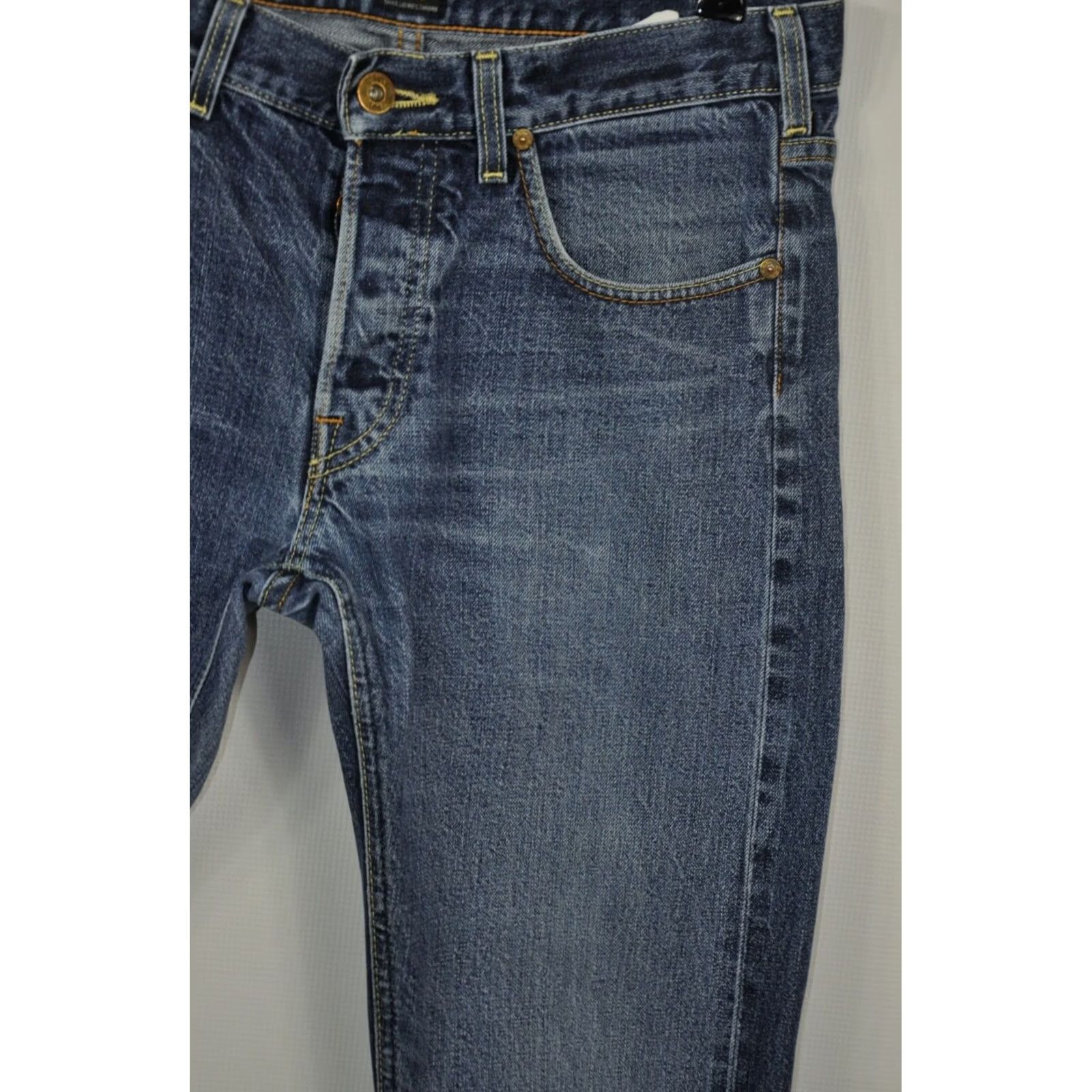 Lee Lee Yellow Selvage Jeans Men's W31/L32 - Classic Fit Cotton Denim, 100% Cotton, Waist 31, Inseam 32, Vintage Style Lee Jeans Size US 31 - 5 Thumbnail