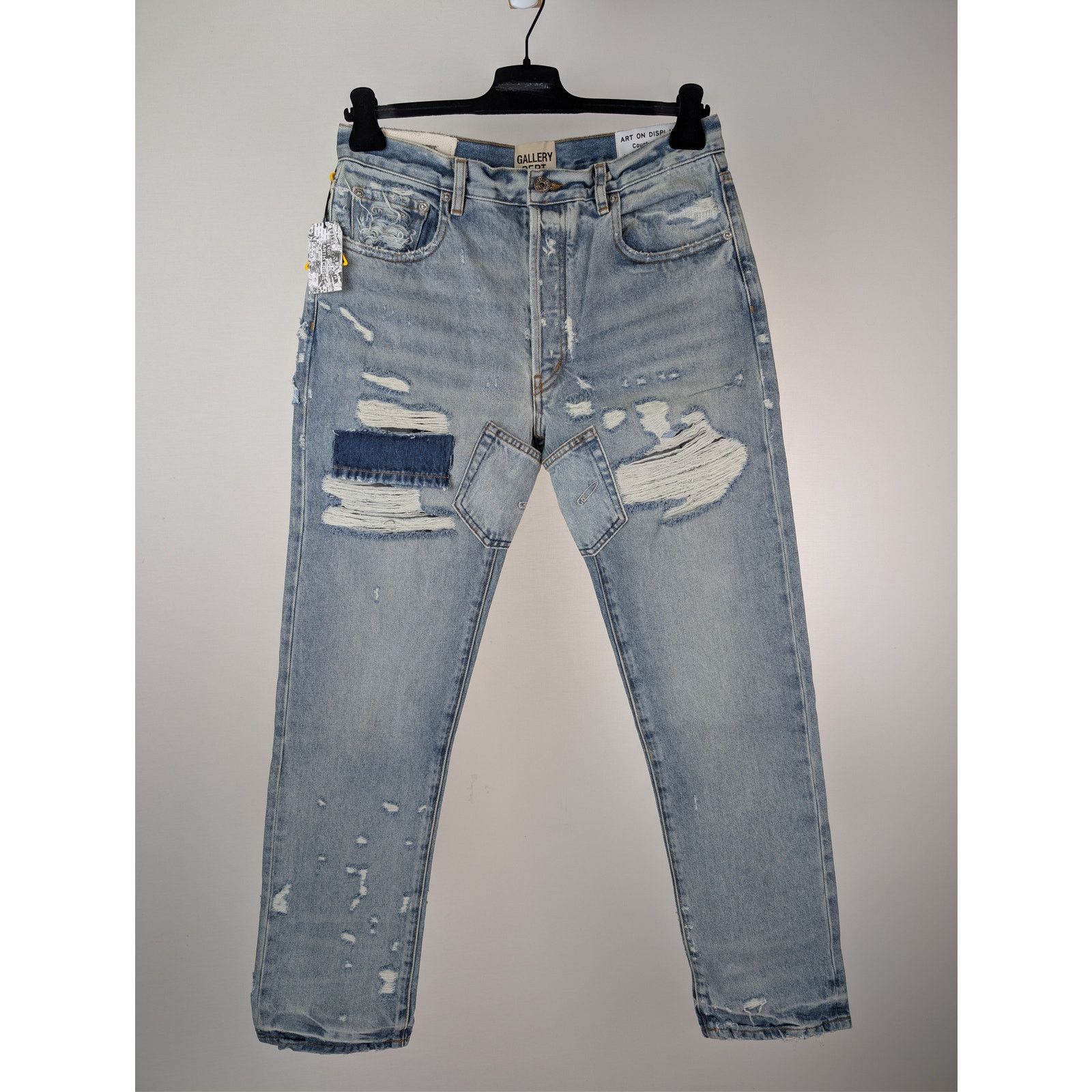 Gallery Dept. o1rshd1 Size: 32 x 32 / Bowery 5001 Straight-Leg Denim Jeans Size US 32 / EU 48 - 2 Thumbnail