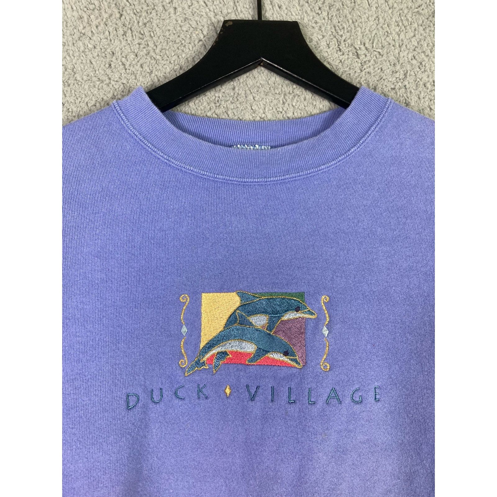 Vintage Vintage Duck Village Sweatshirt Unisex Large USA Made Size L / US 10 / IT 46 - 6 Thumbnail