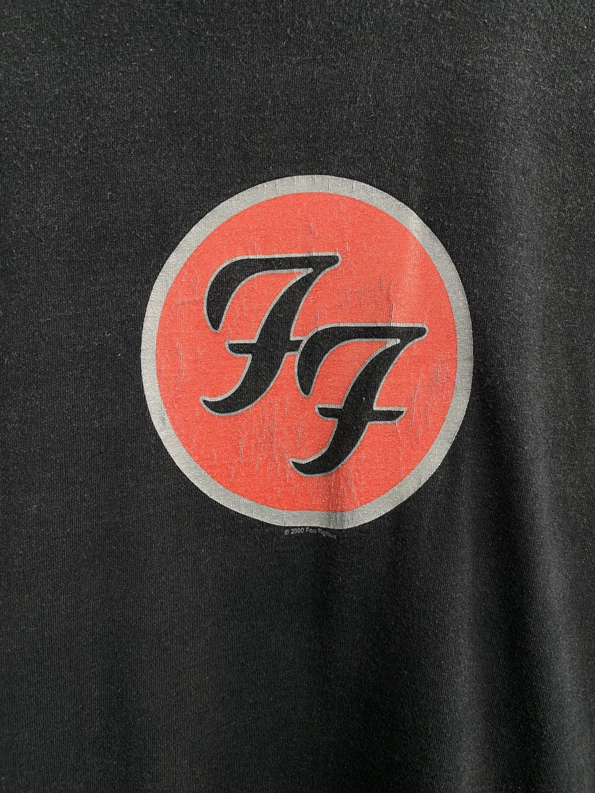 Fruit Of The Loom Vintage 2000 Foo Fighters Tour T-shirt Rare Retro Hype Y2K Size US M / EU 48-50 / 2 - 4 Thumbnail